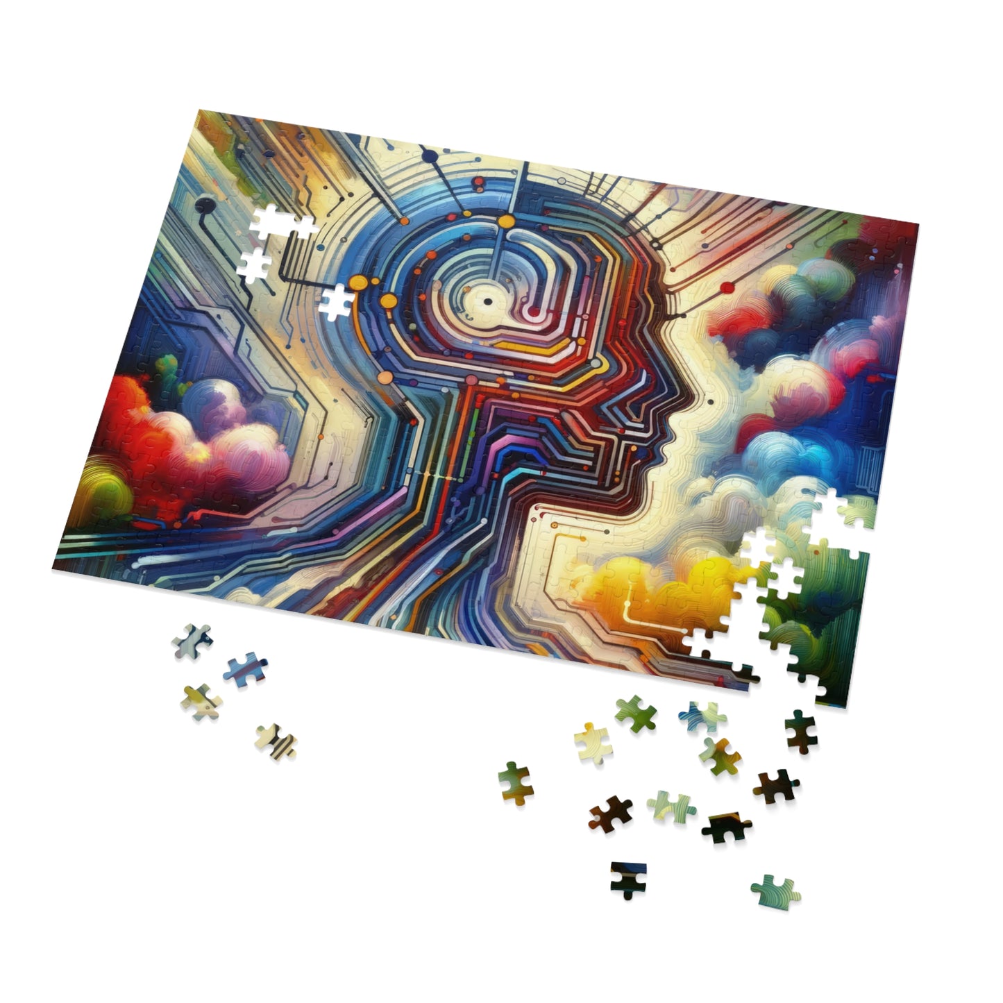 Supportive Digital Empathy Jigsaw Puzzle (30, 110, 252, 500,1000-Piece)