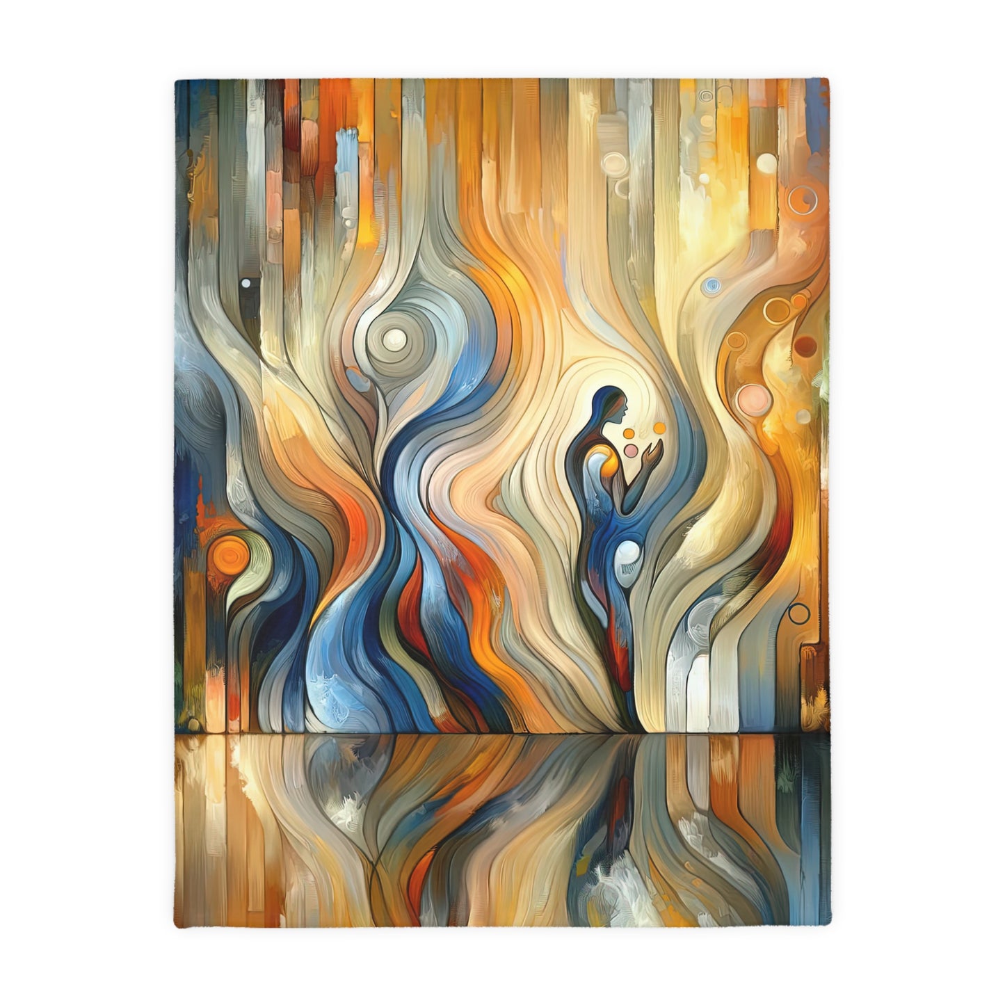 Self Embrace Benevolence Velveteen Microfiber Blanket (Two-sided print)