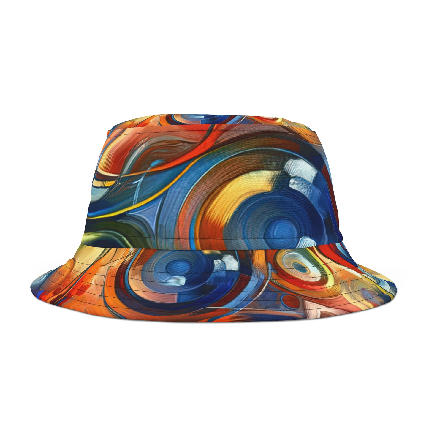 Emotional Perception Abstract Bucket Hat (AOP)