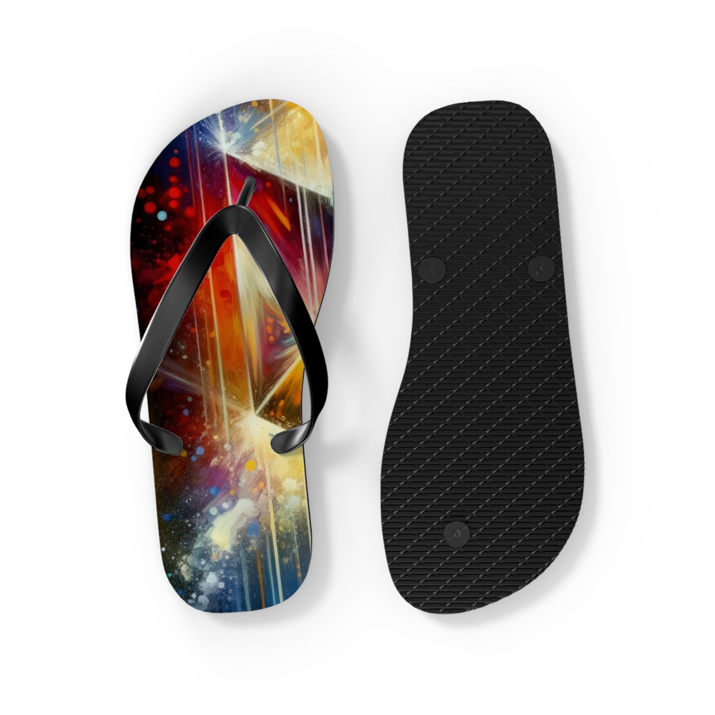 Prismatic Light Spectrum Flip Flops