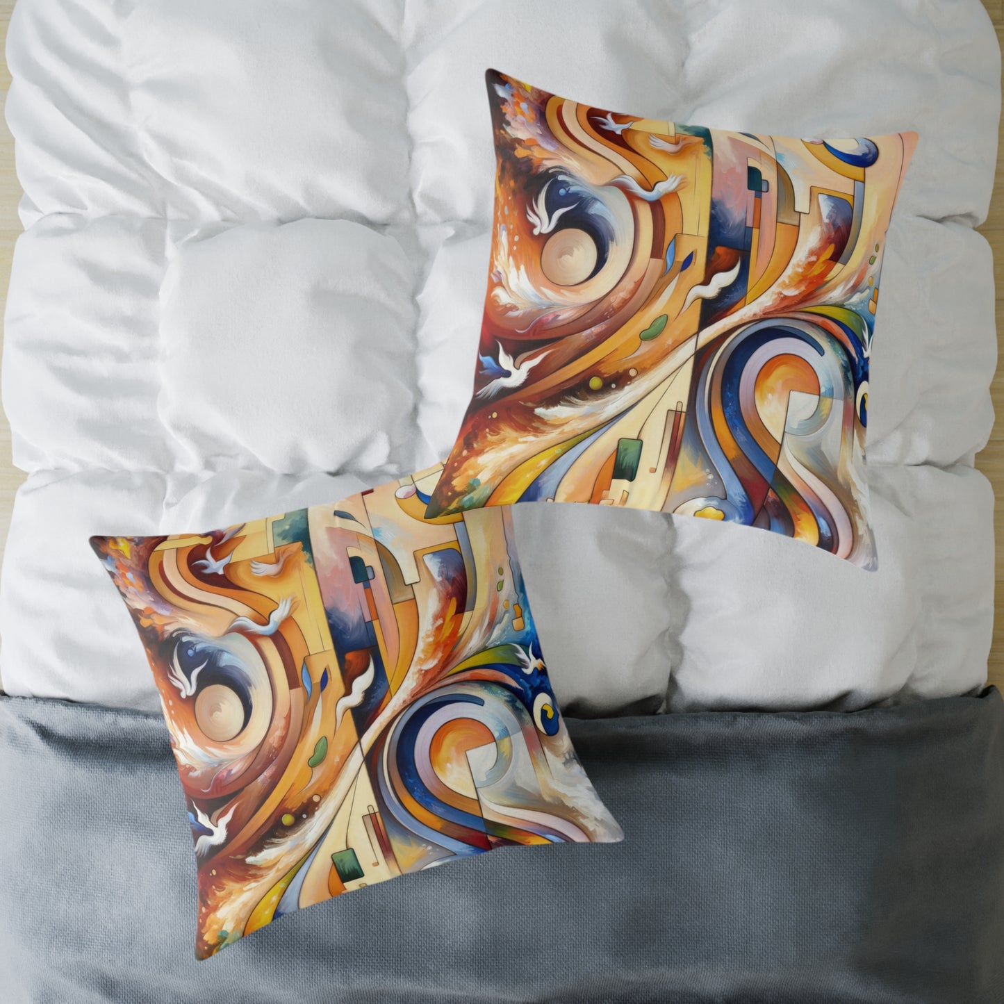 Companionable Lightness Journey Spun Polyester Pillow