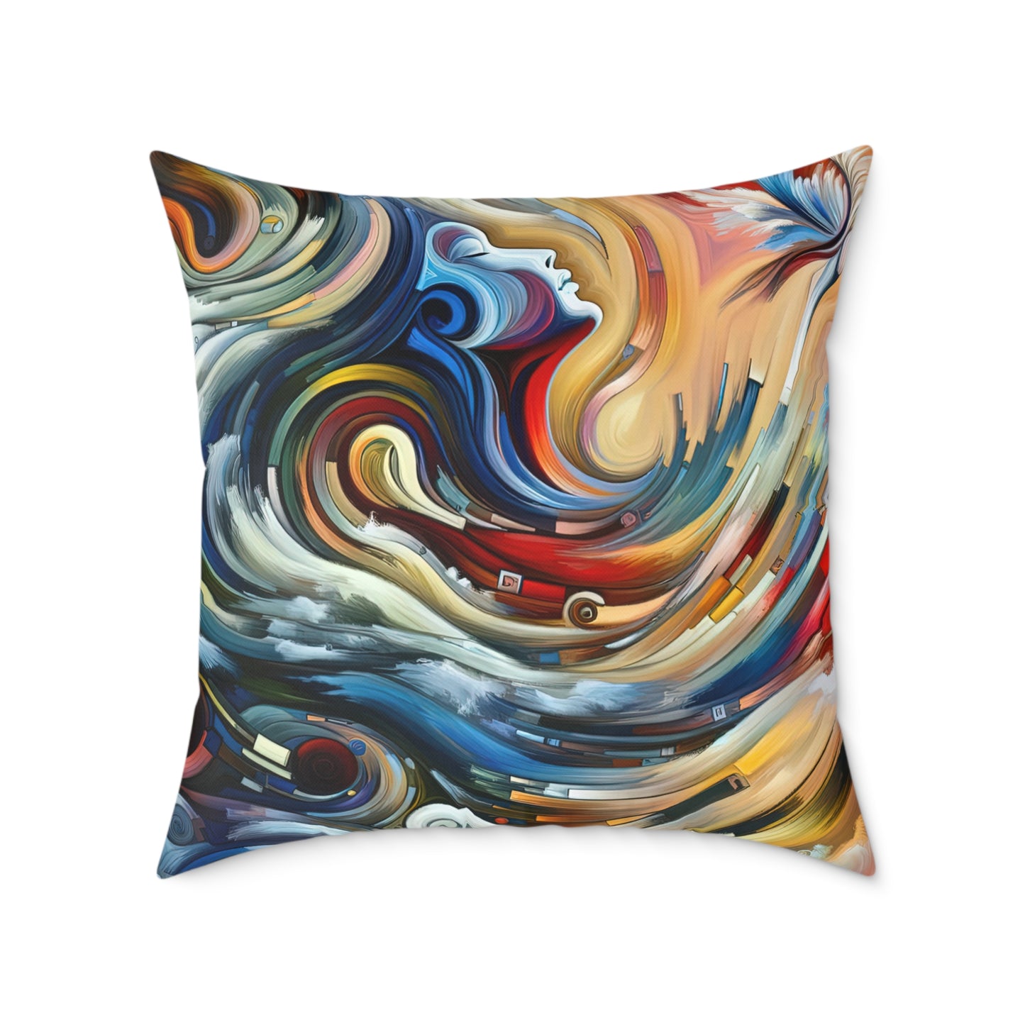 Gratitude Melodic Transformation Spun Polyester Pillow