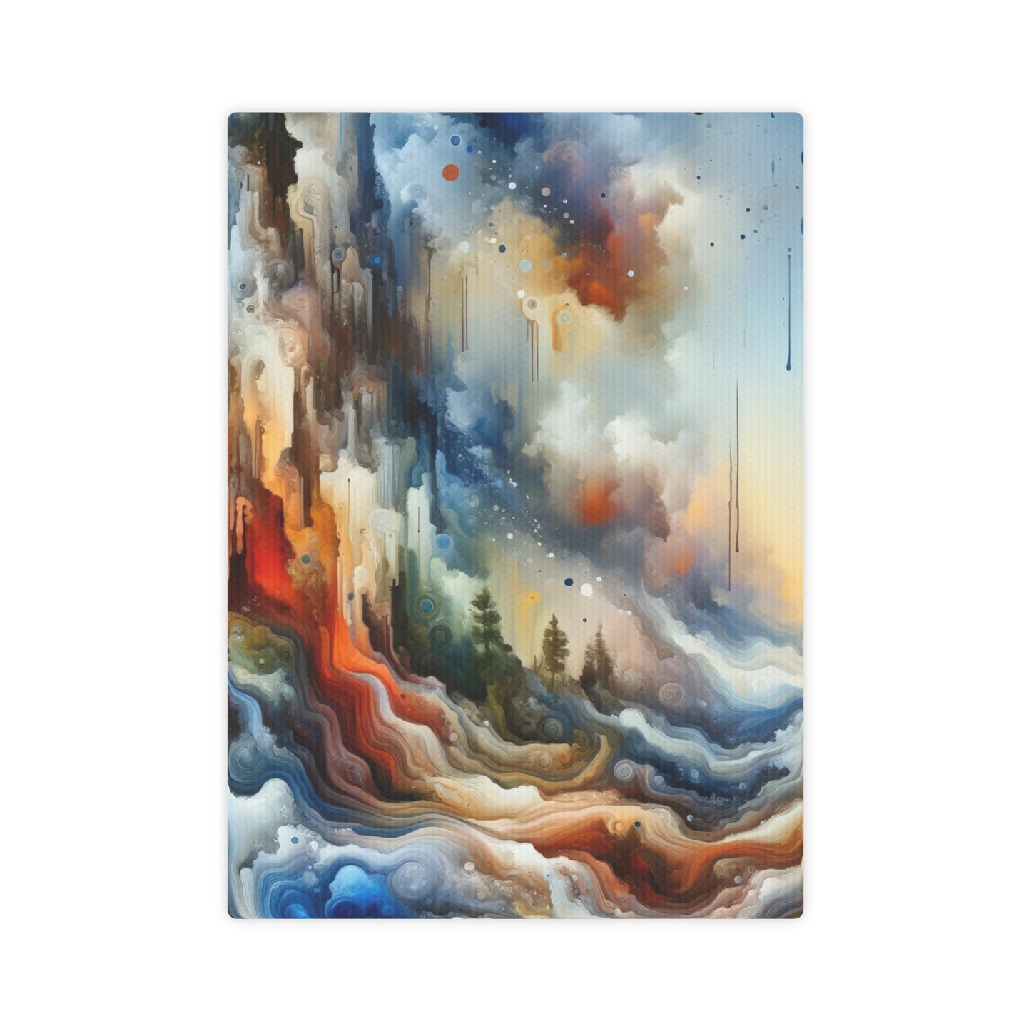 Inner Journey Abstract Canvas Photo Tile