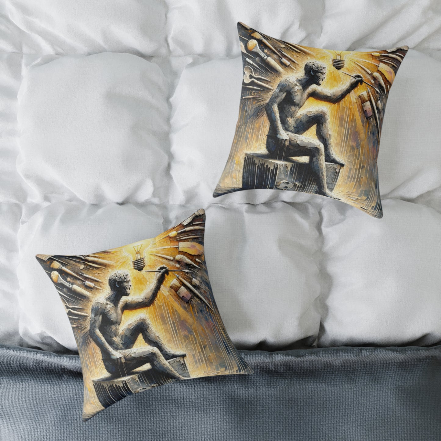 Idea Sculptor Genesis Spun Polyester Pillow