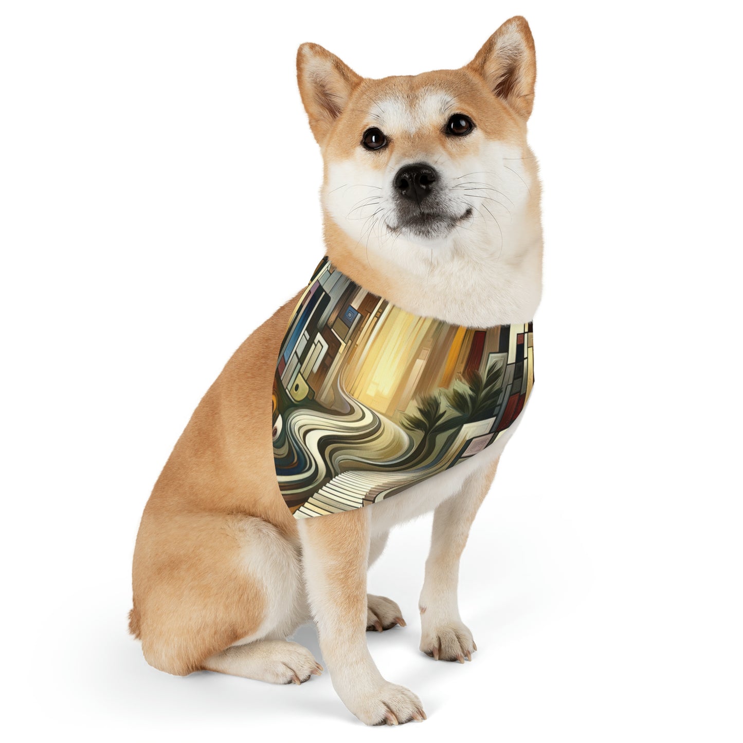 Relatable Journey Abstraction Pet Bandana Collar