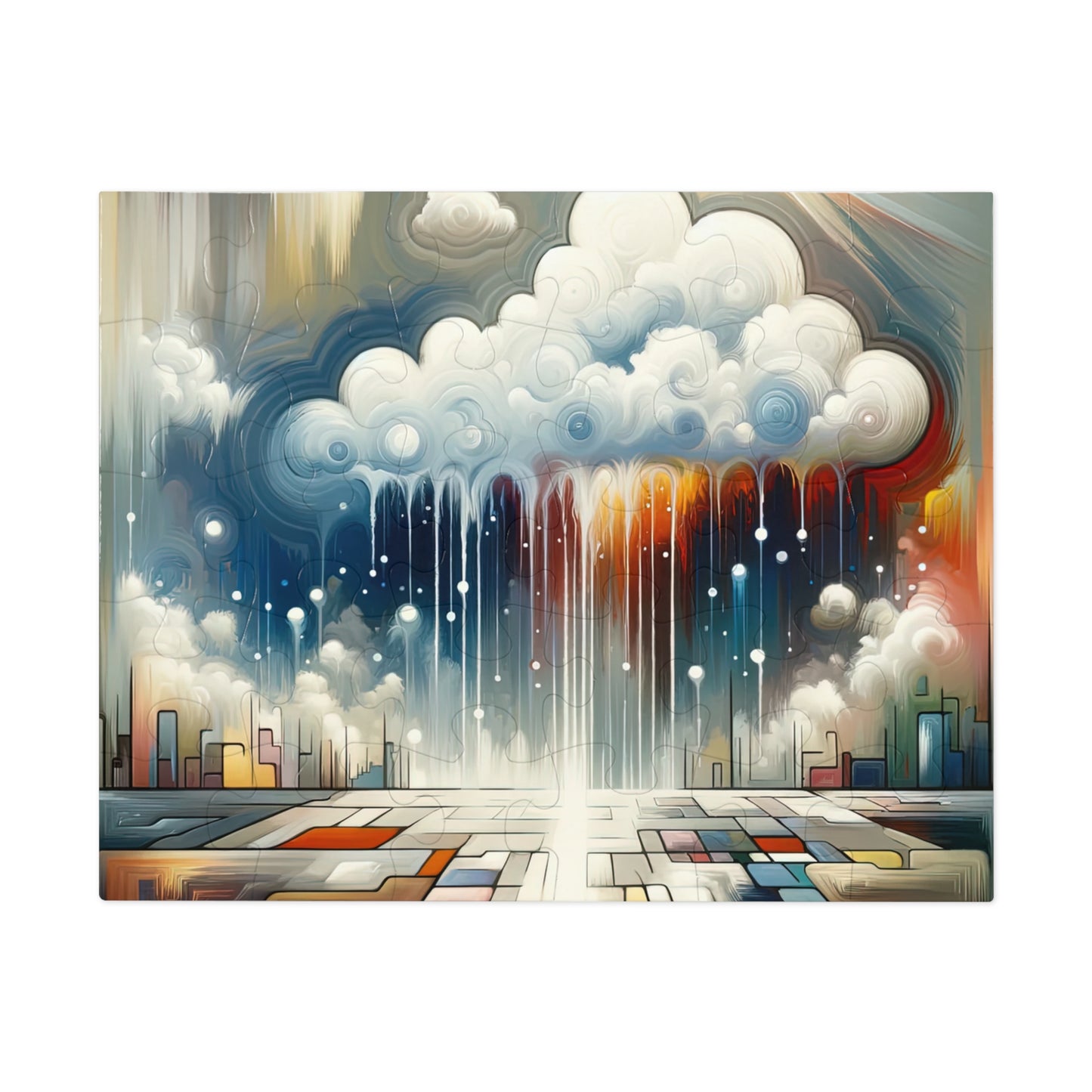 Grounding Silver Clouds Jigsaw Puzzle (30, 110, 252, 500,1000-Piece)