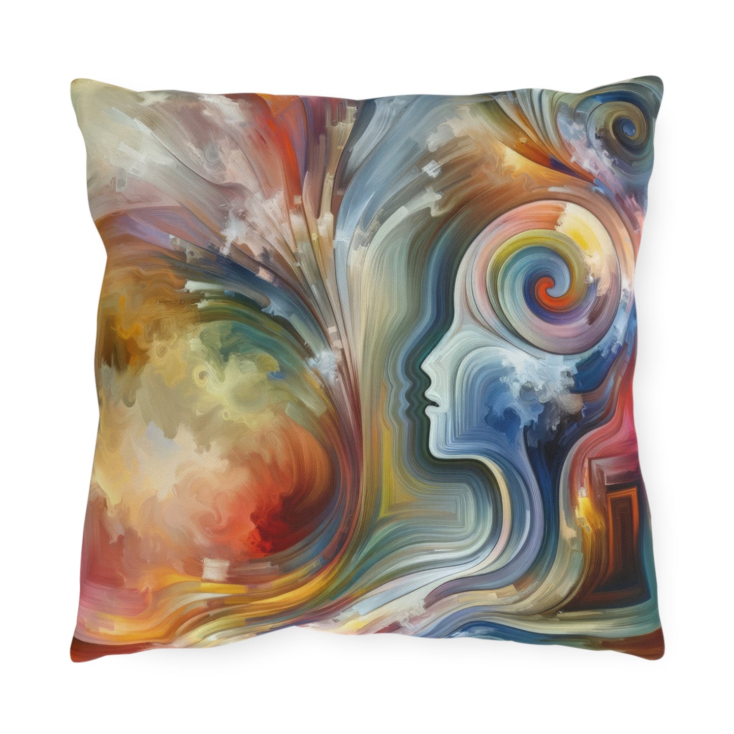 Empathy Binding Spirit Outdoor Pillows