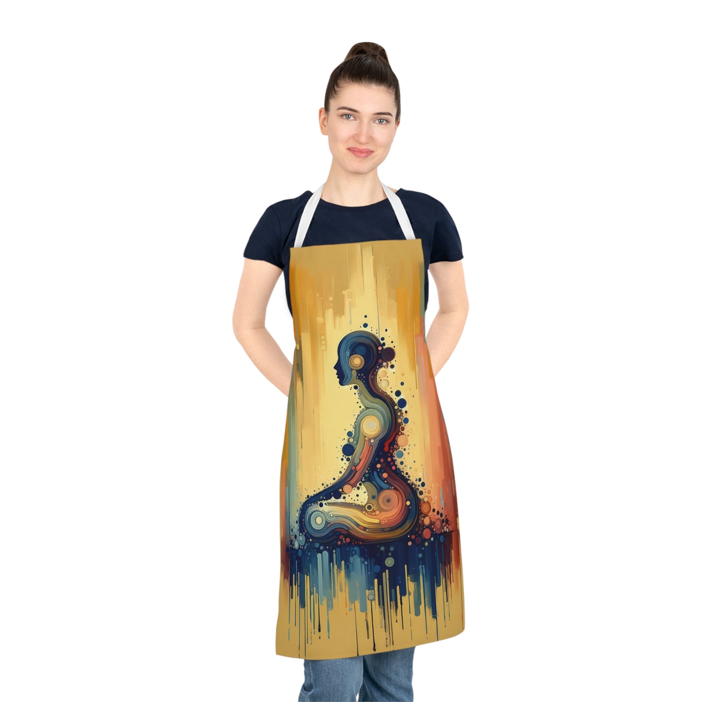 Patience Essence Tachism Adult Apron (AOP)
