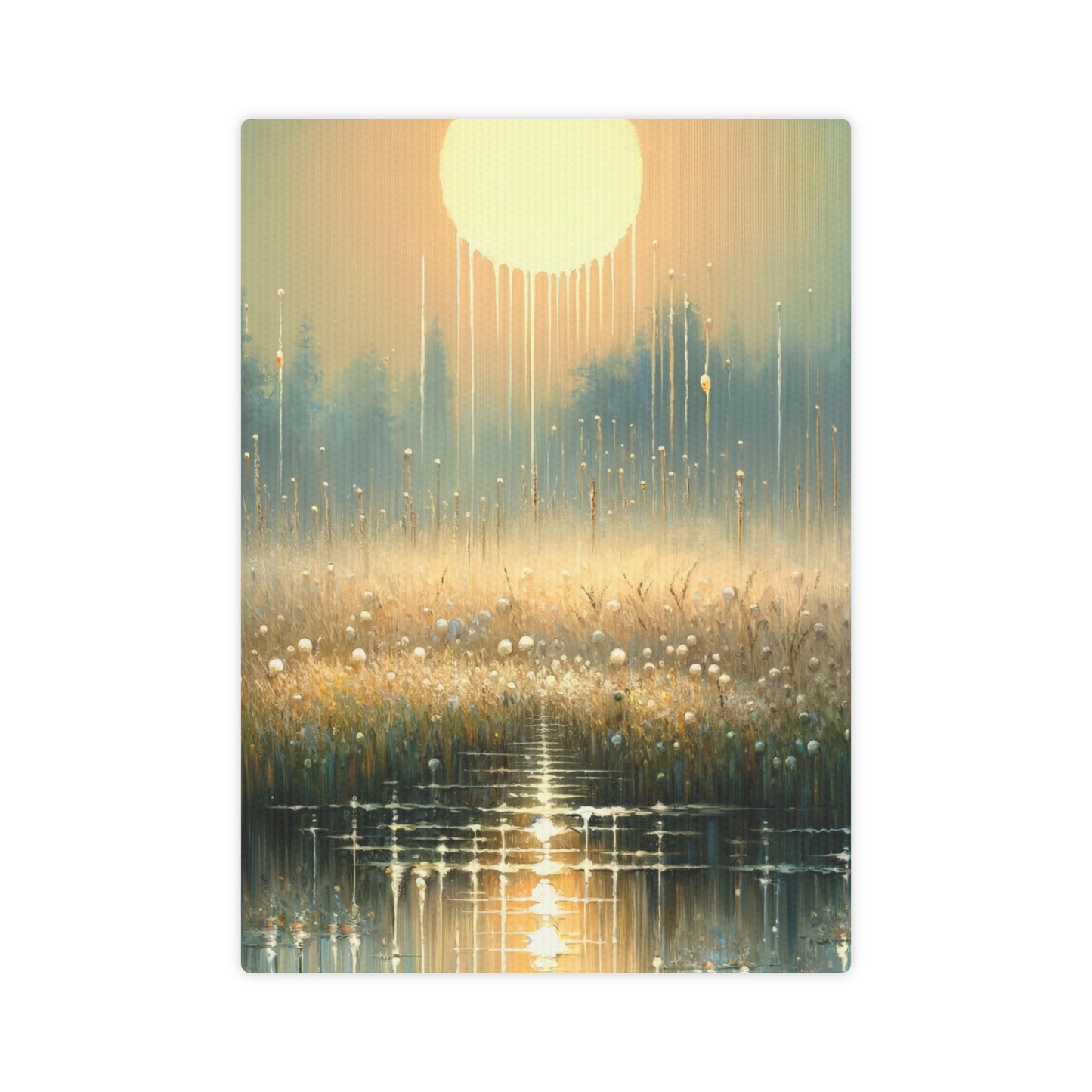 Observant Delicacy Heart Canvas Photo Tile