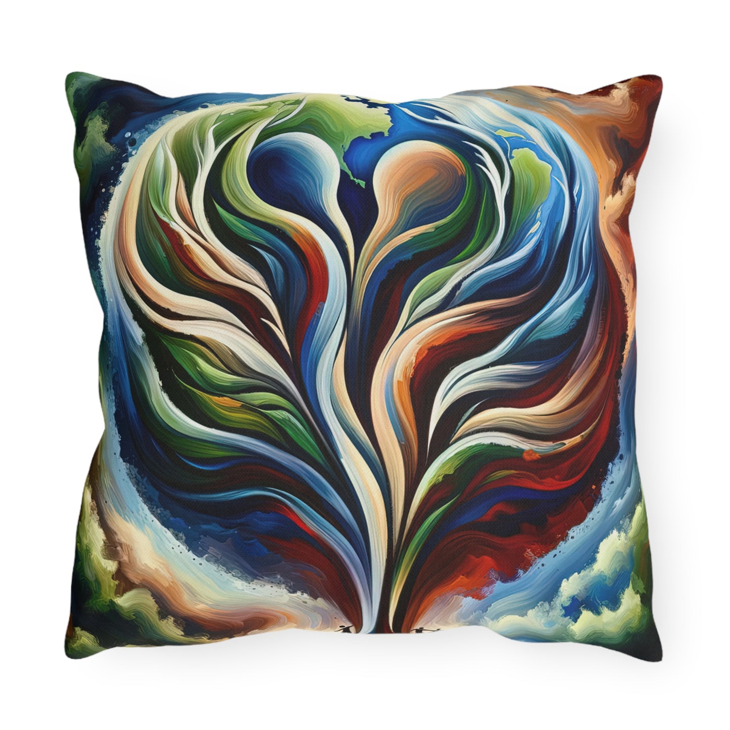 Interconnected Earth Advocates Outdoor Pillows