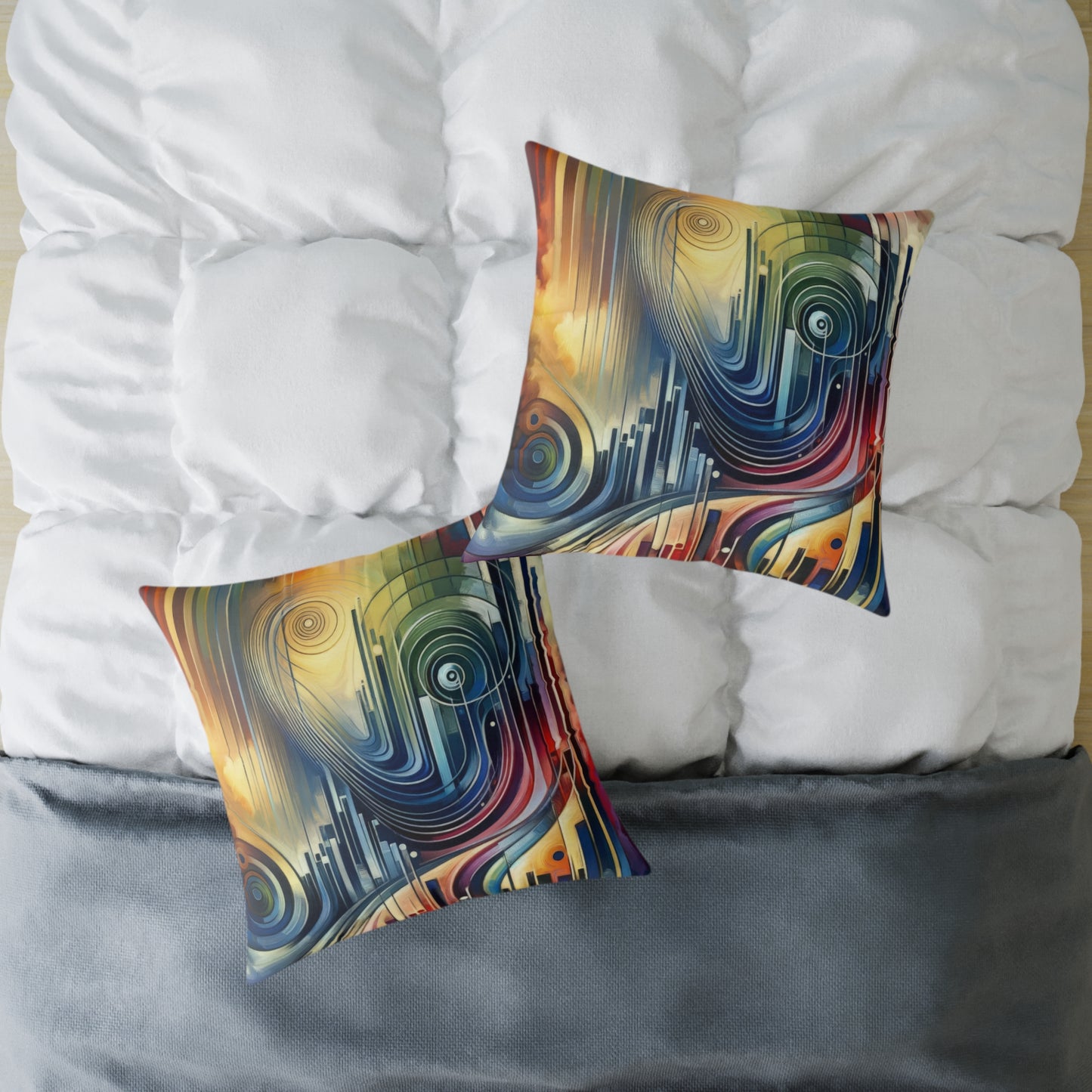 Effort Amplifies Outcome Spun Polyester Pillow