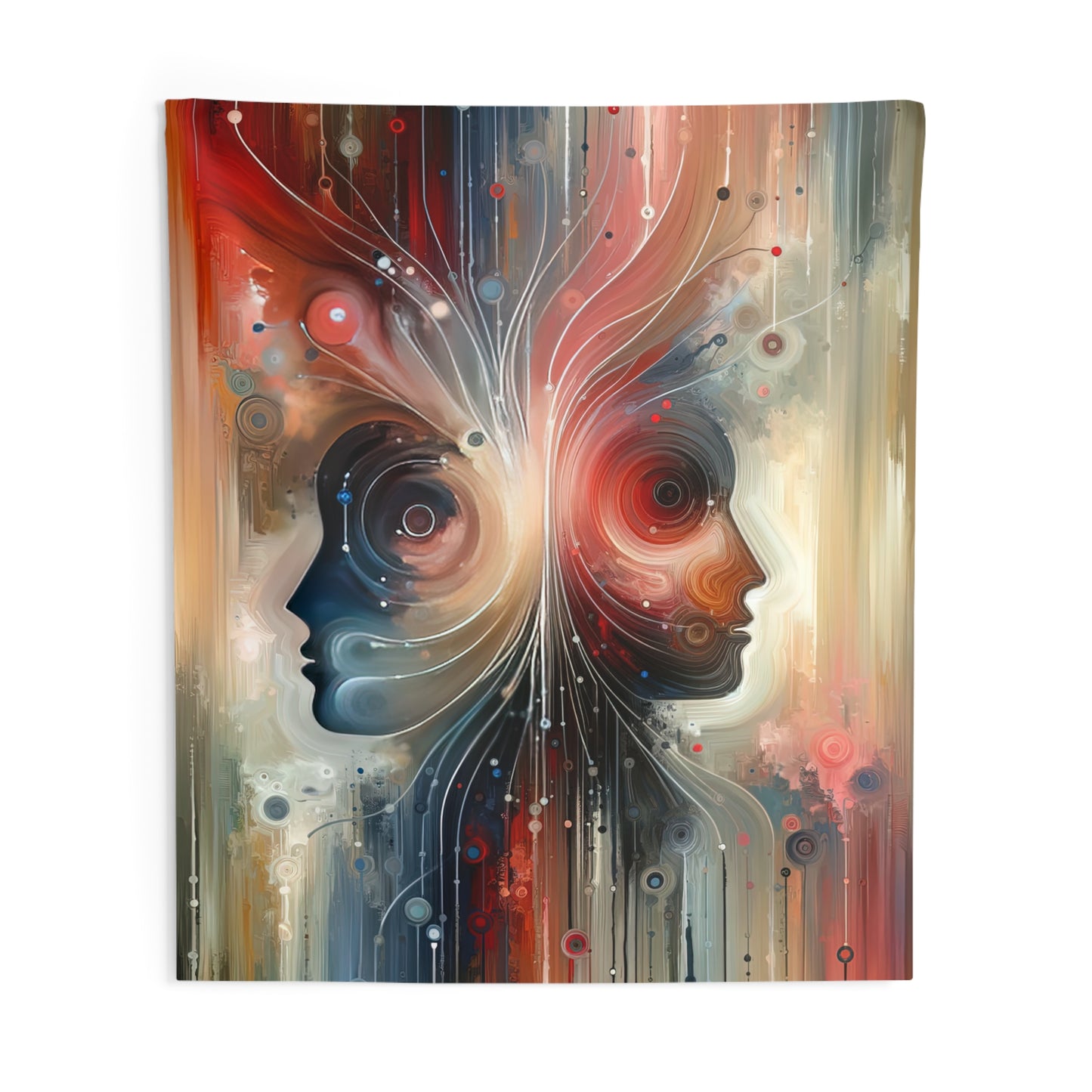 Empathetic Exchange Essence Indoor Wall Tapestries