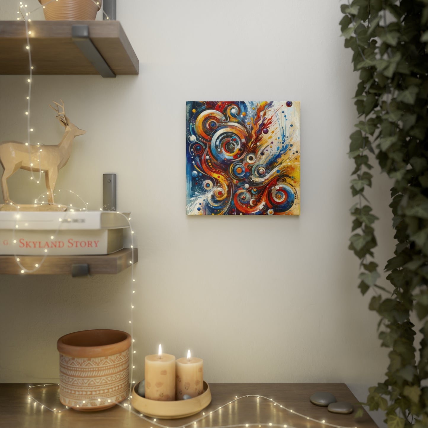 Harmonic Abstract Synergy Canvas Photo Tile