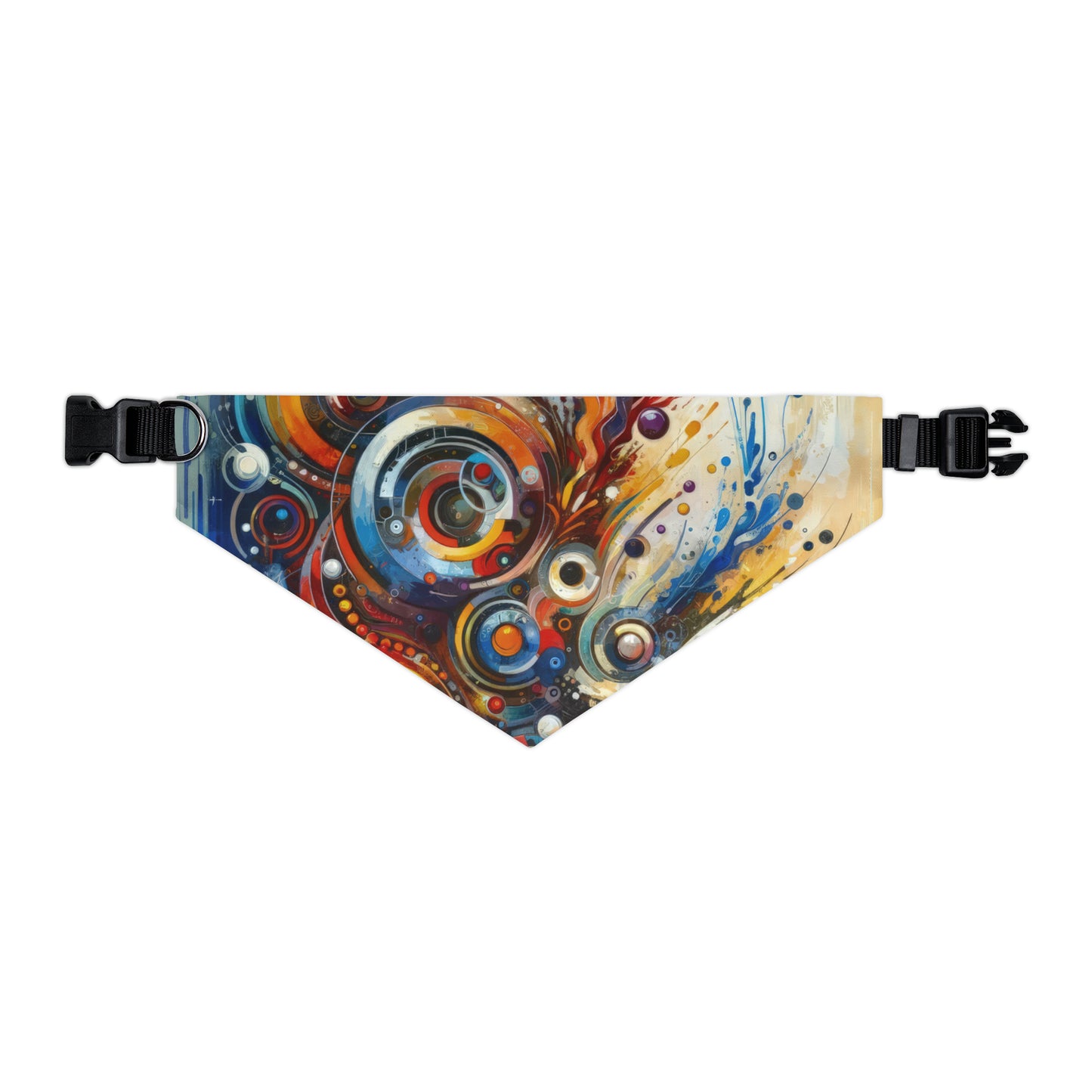 Harmonic Abstract Synergy Pet Bandana Collar