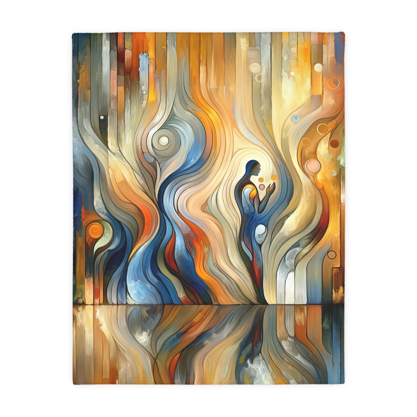 Self Embrace Benevolence Velveteen Microfiber Blanket (Two-sided print)