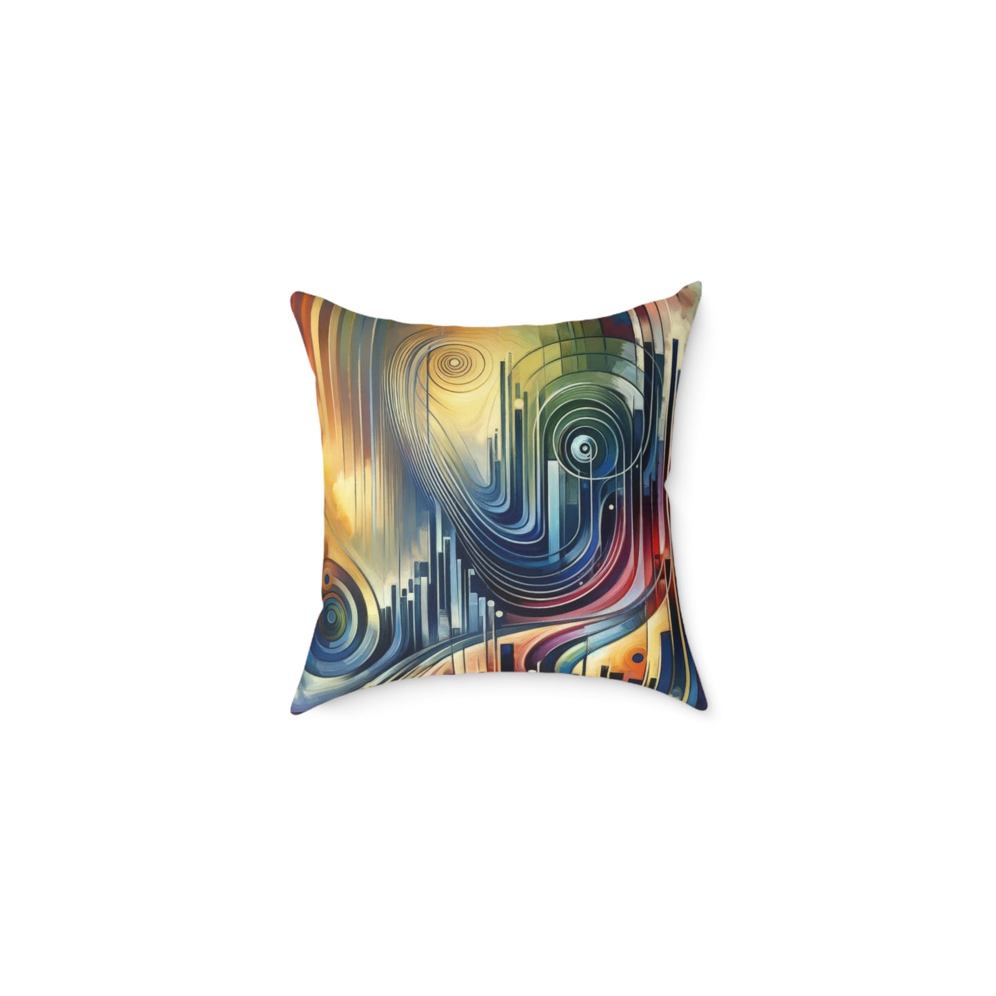 Effort Amplifies Outcome Spun Polyester Pillow