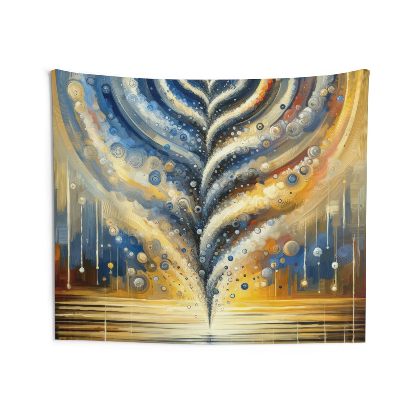 Ripple Effect Abstraction Indoor Wall Tapestries