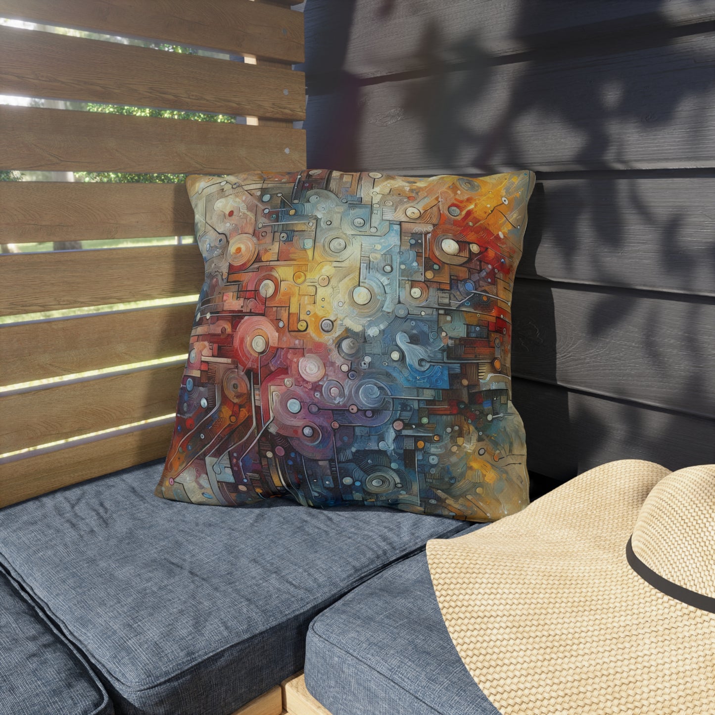 Empathy Scaffold Unity Outdoor Pillows