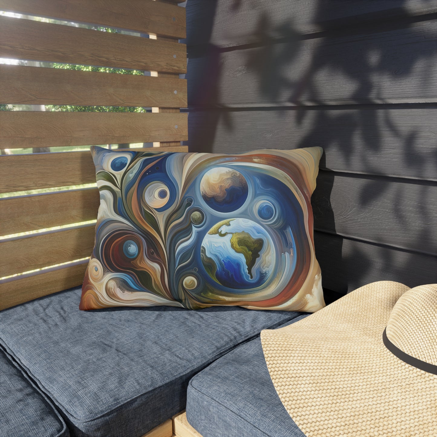Esoteric Nurturing Gaia Outdoor Pillows