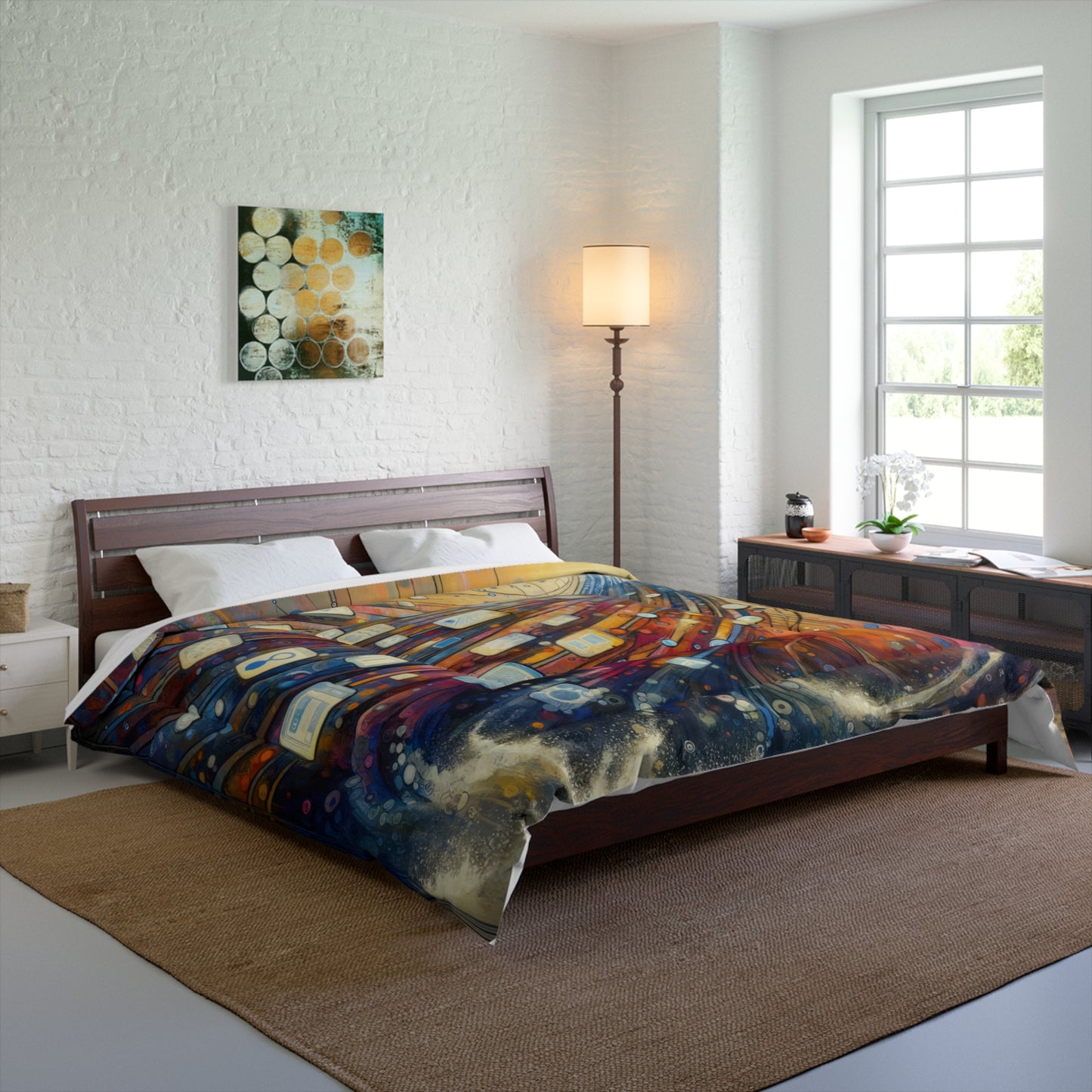 Digital Tapestry Weaving Comforter