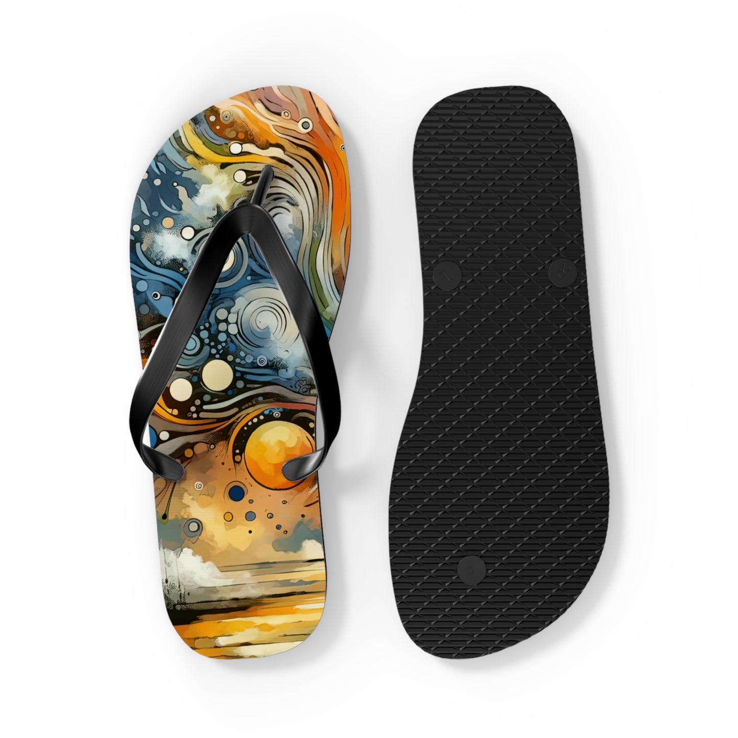 Intentional Awakening Reflection Flip Flops