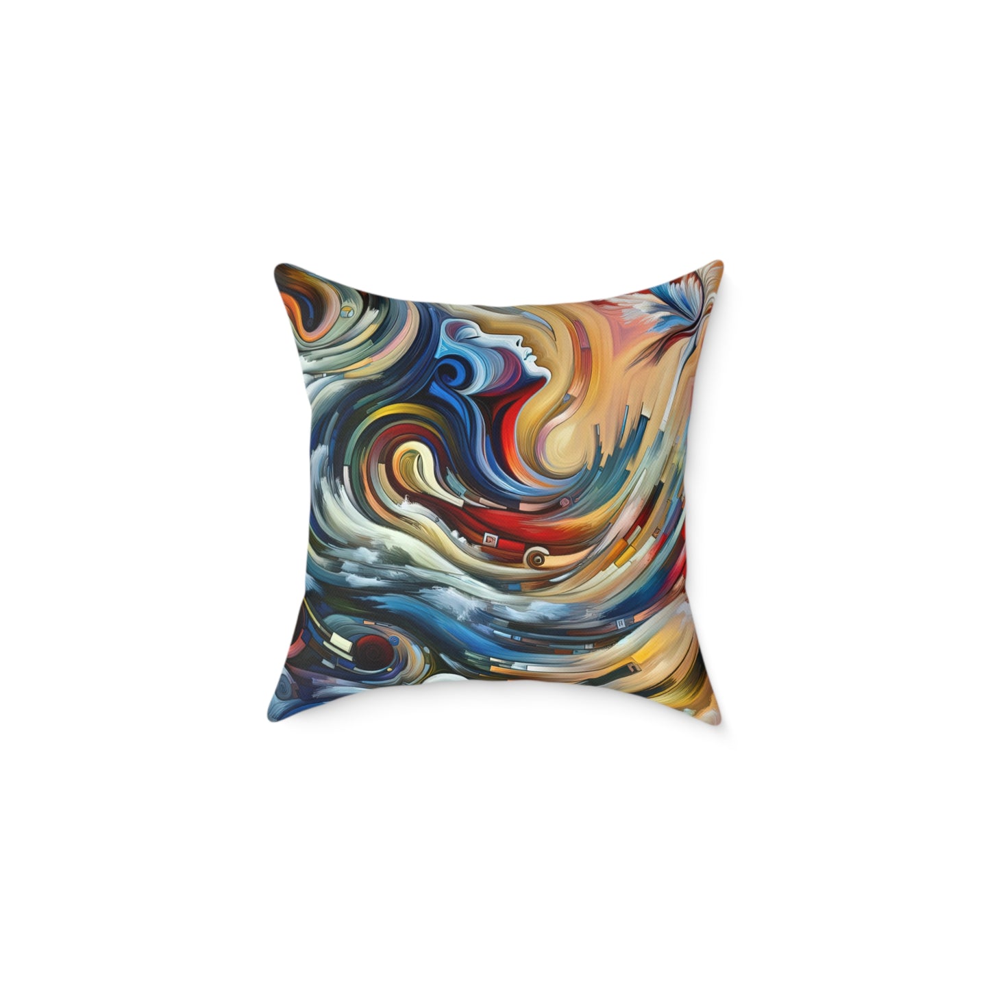 Gratitude Melodic Transformation Spun Polyester Pillow