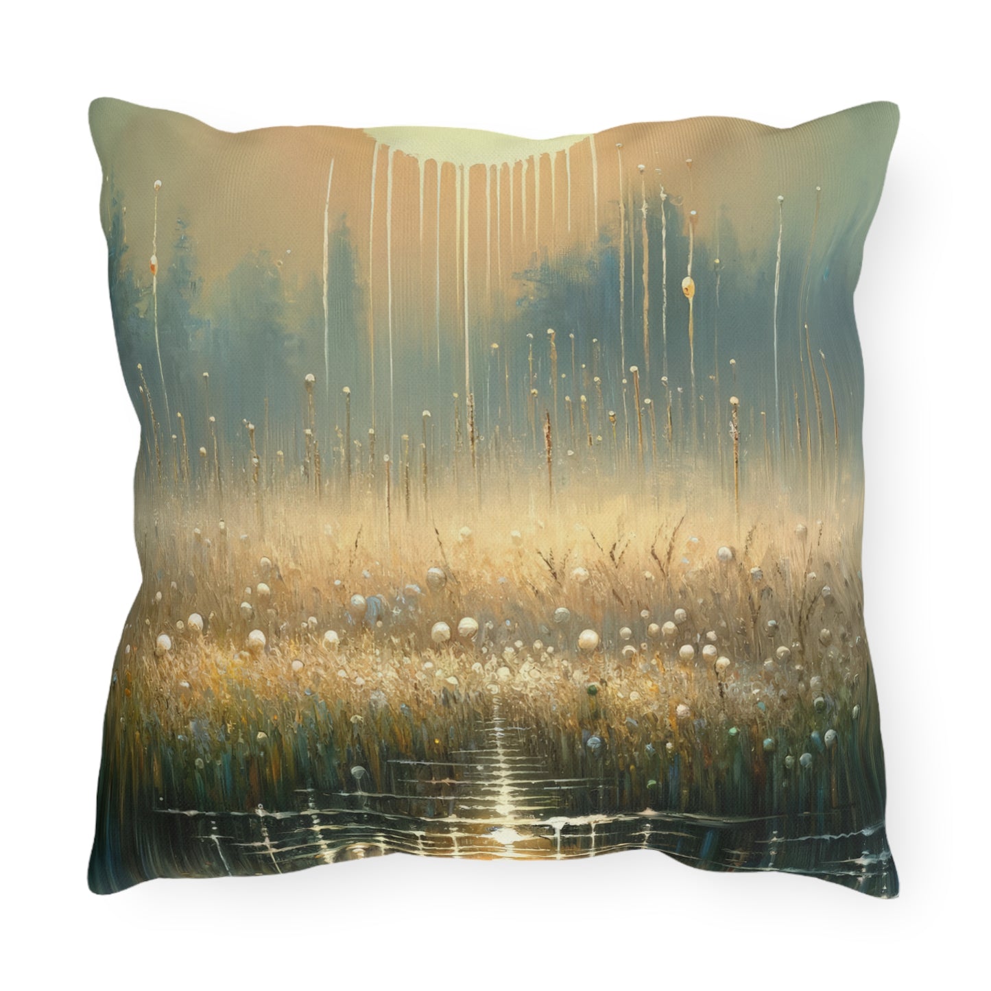 Observant Delicacy Heart Outdoor Pillows