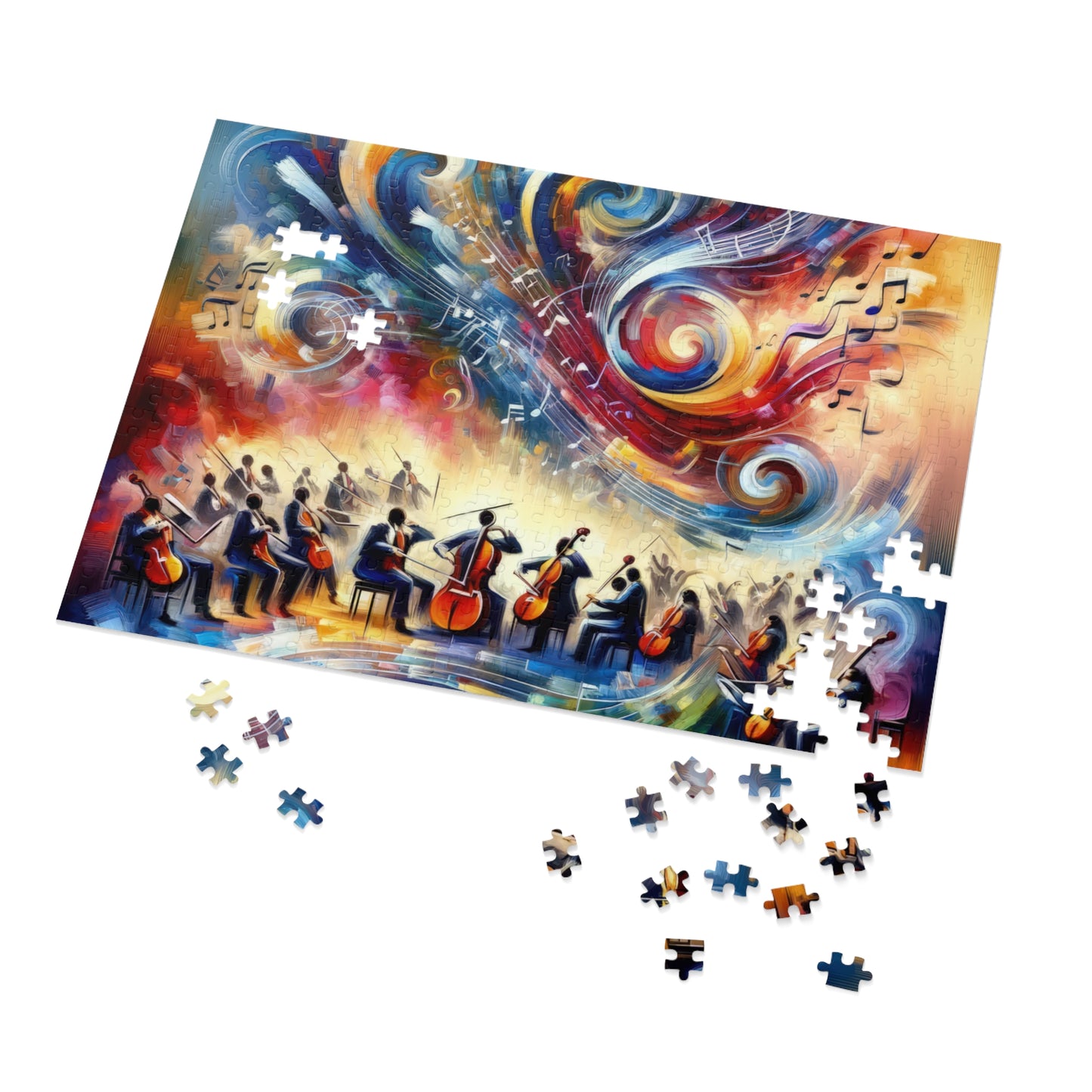 Vibrant Maestro Symphony Jigsaw Puzzle (30, 110, 252, 500,1000-Piece)