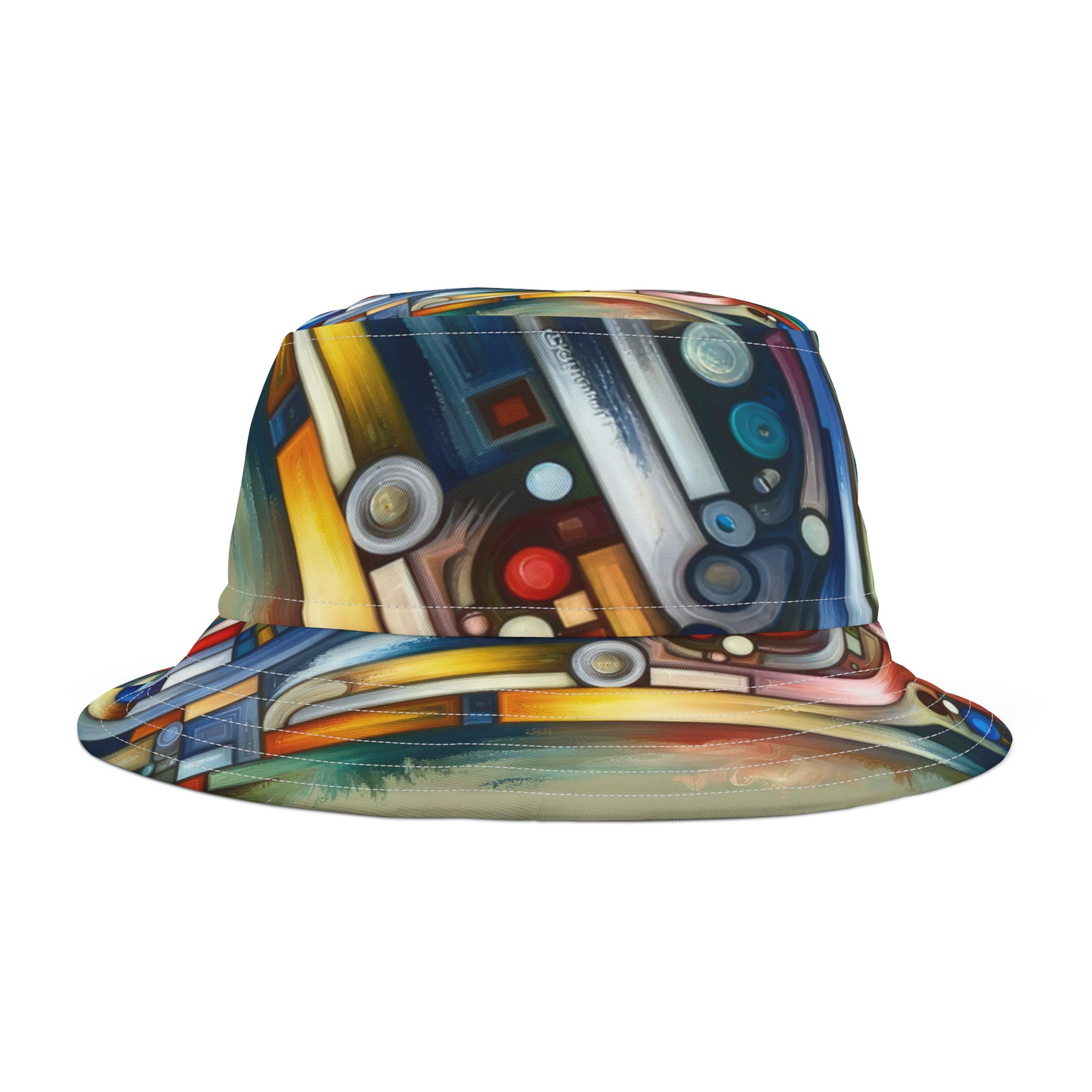 Embracing Faceted Unity Bucket Hat (AOP)