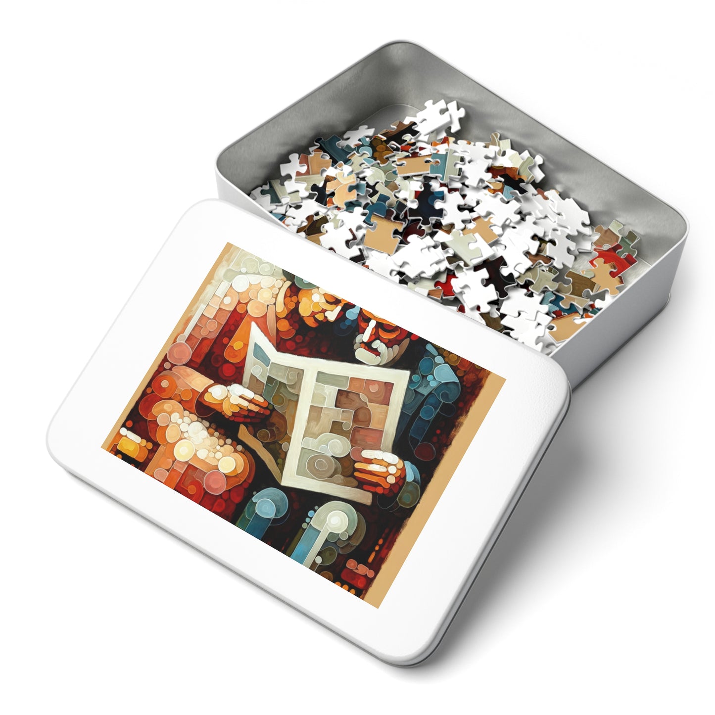 Elderly Unity Tachism Jigsaw Puzzle (30, 110, 252, 500,1000-Piece)