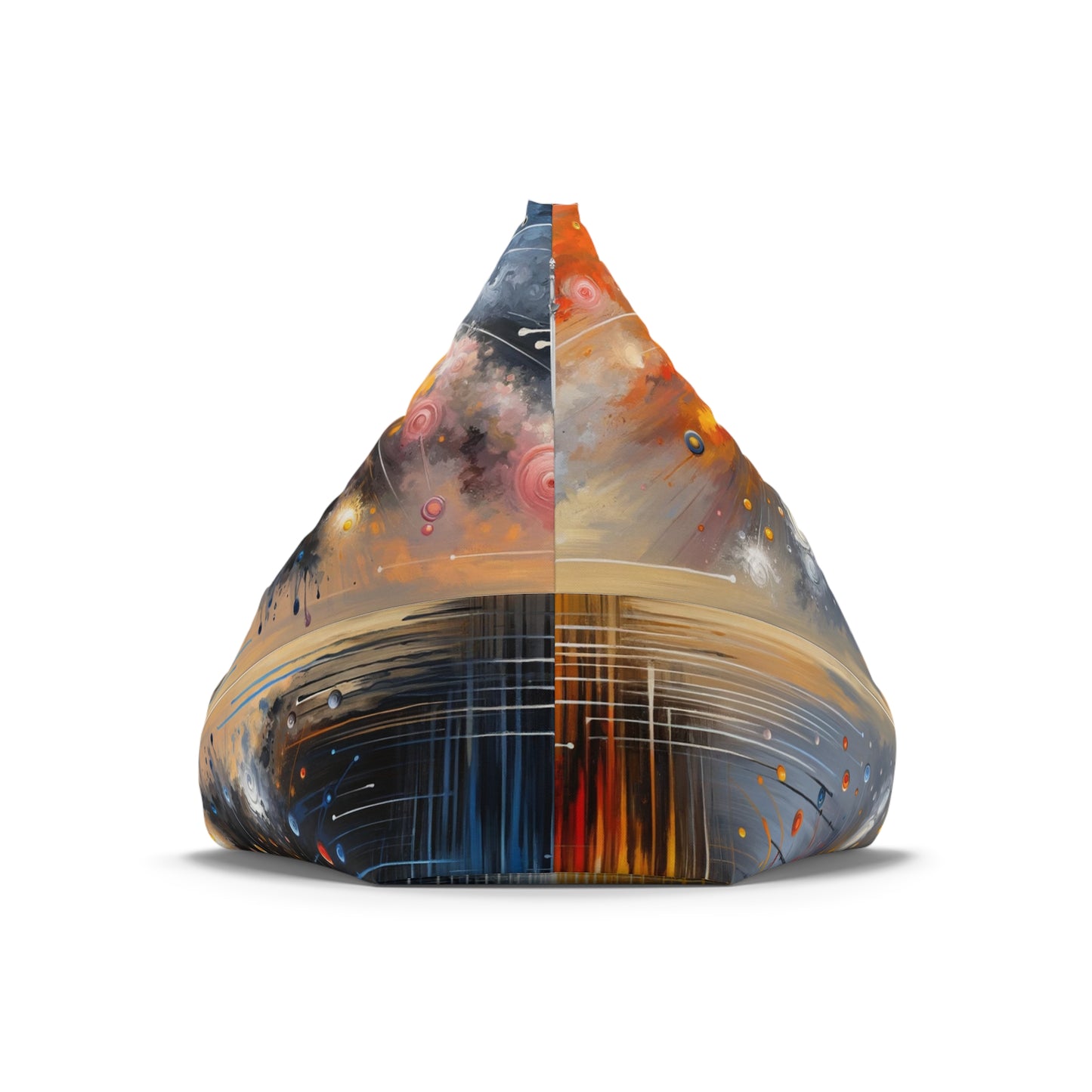 Luminous Abstract Tachism Bean Bag Chair Cover