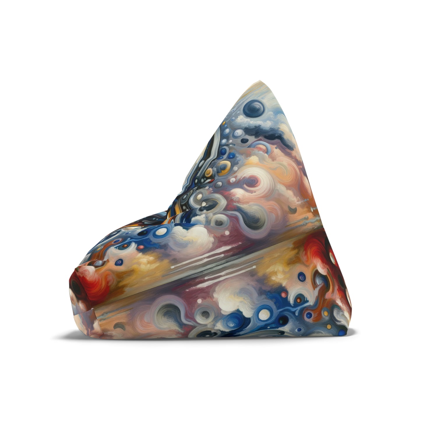 Paradoxical Embrace Tachism Bean Bag Chair Cover