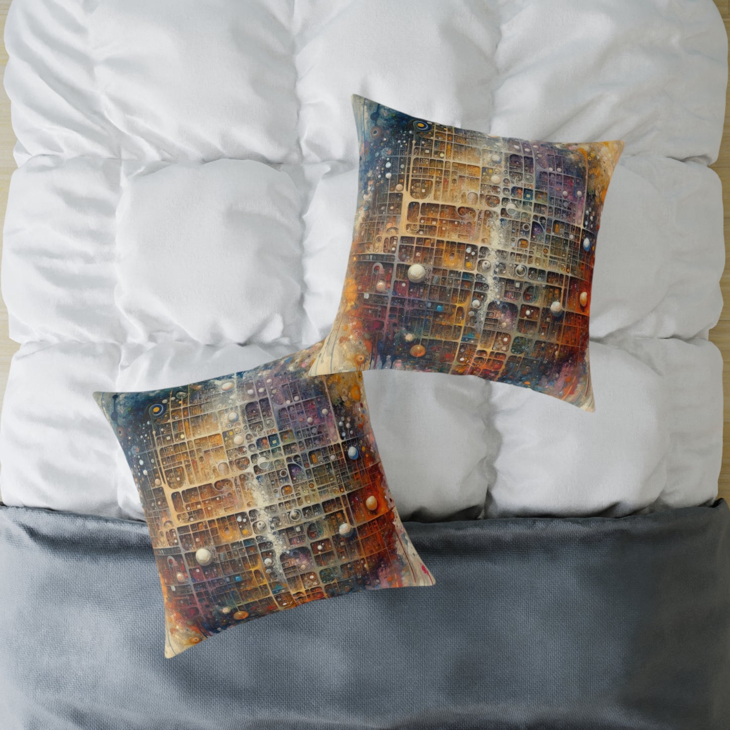 Integral Harmony Existence Spun Polyester Pillow