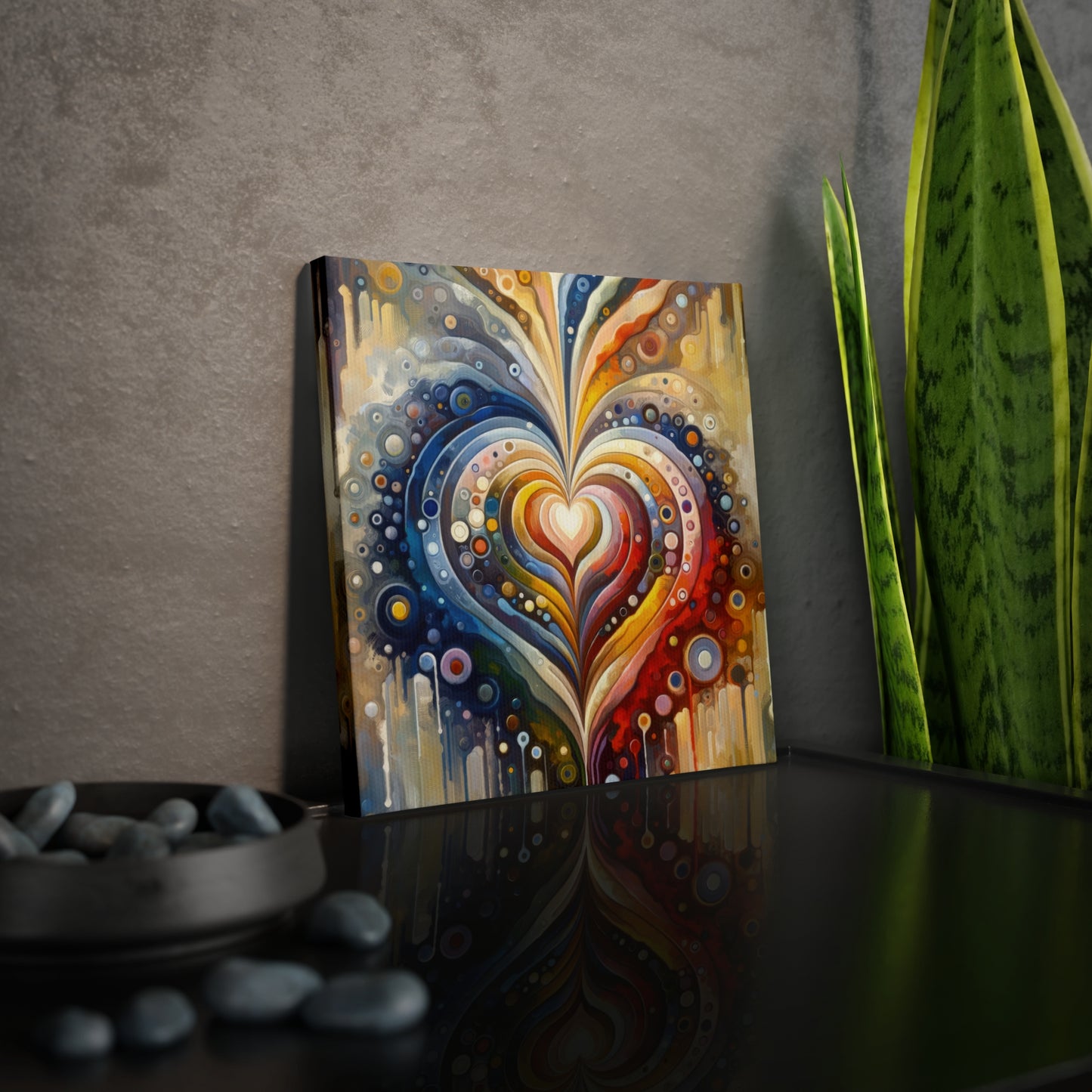 Harmonic Heart Essence Canvas Photo Tile