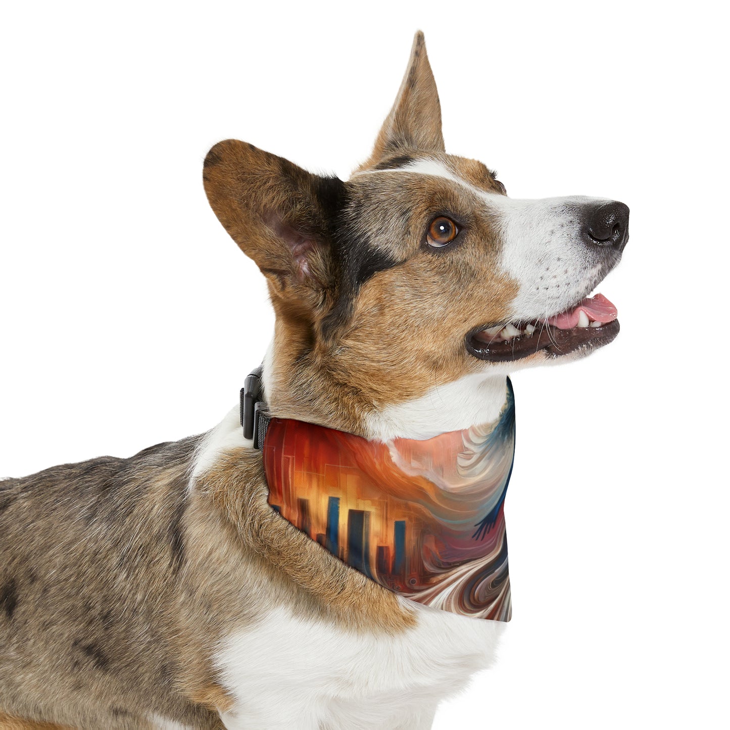 Transformative Tachism Emergence Pet Bandana Collar