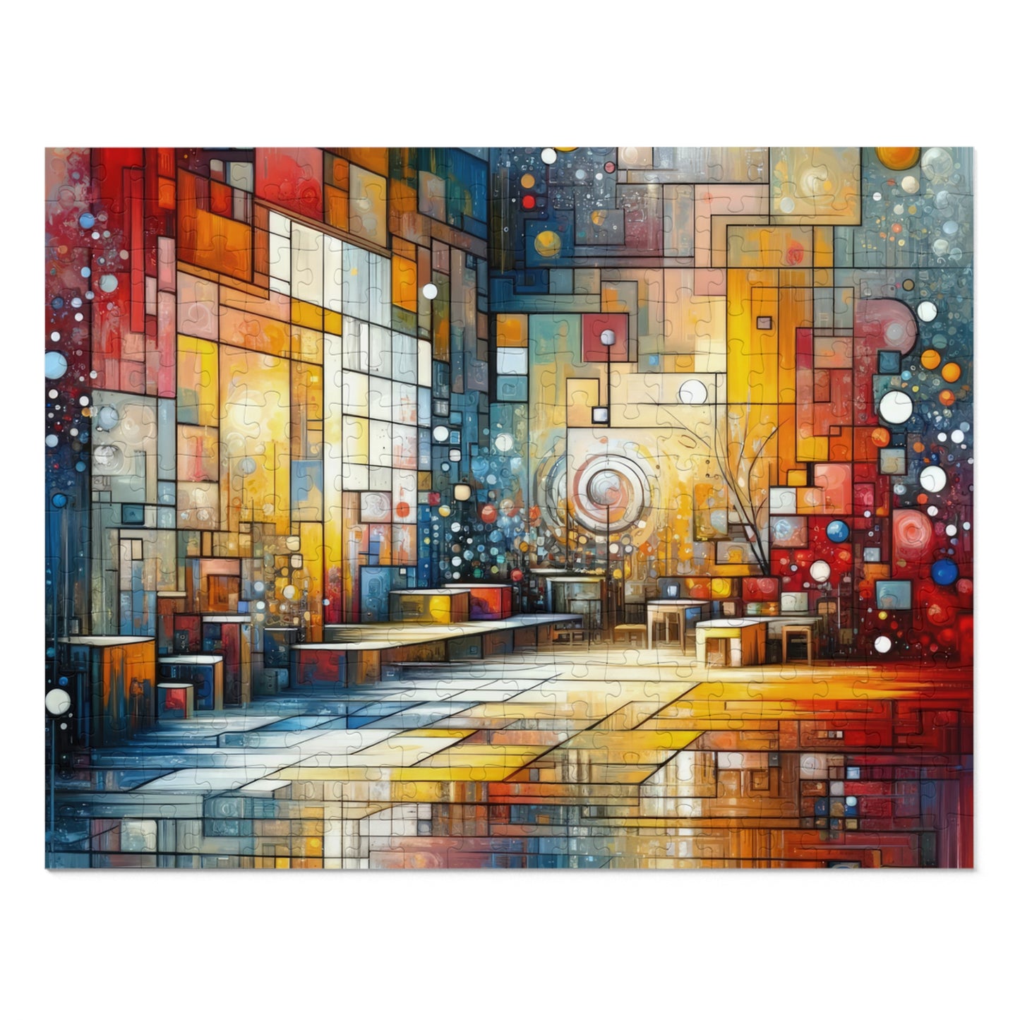 Reflective Habitation Art Jigsaw Puzzle (30, 110, 252, 500,1000-Piece)