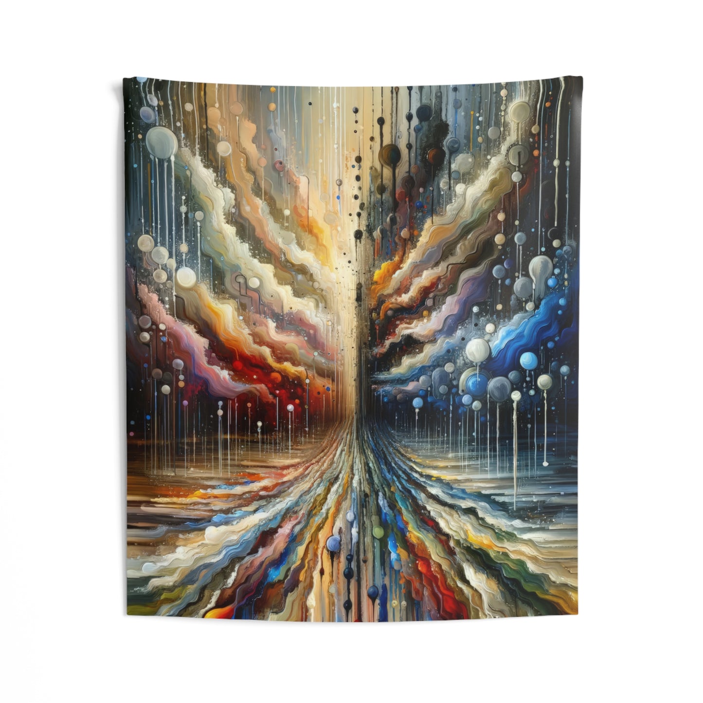 Linguistic Resonance Cascade Indoor Wall Tapestries