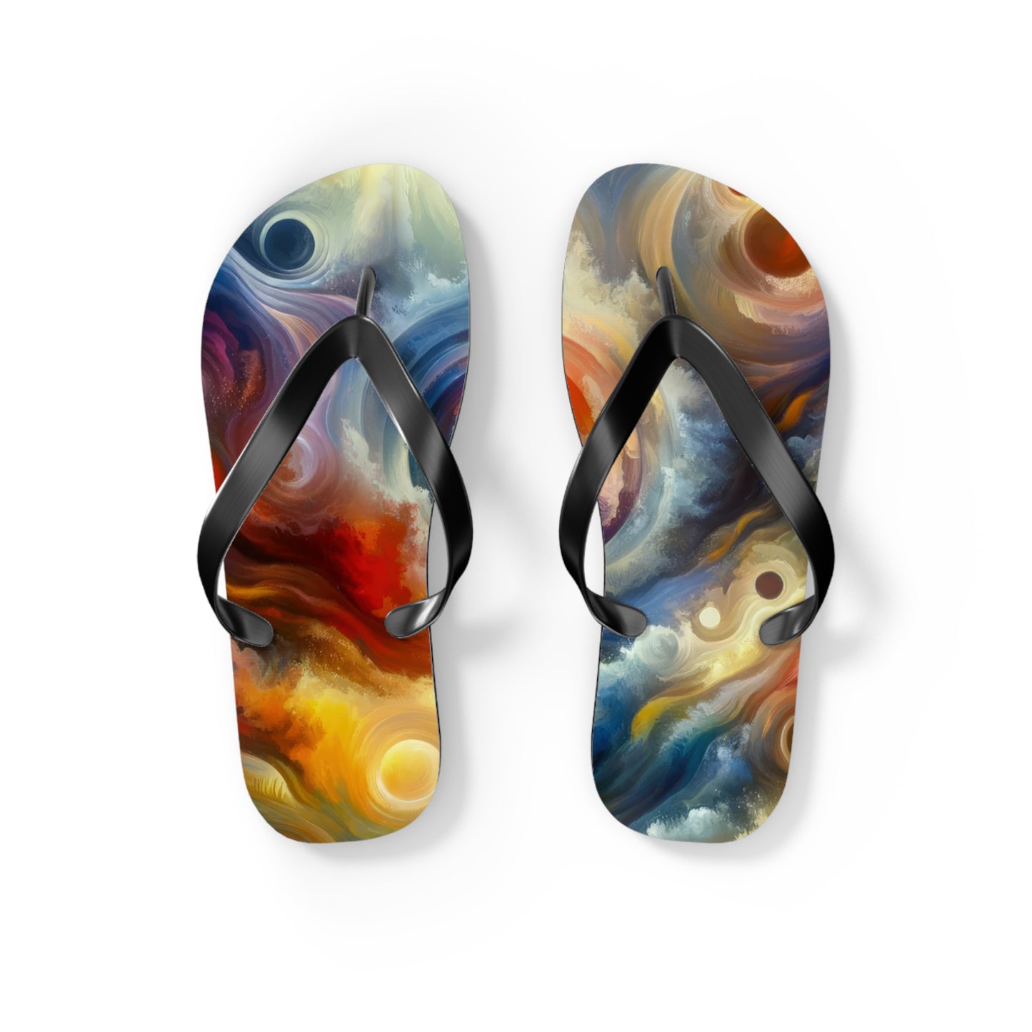 Unified Heart Journey Flip Flops