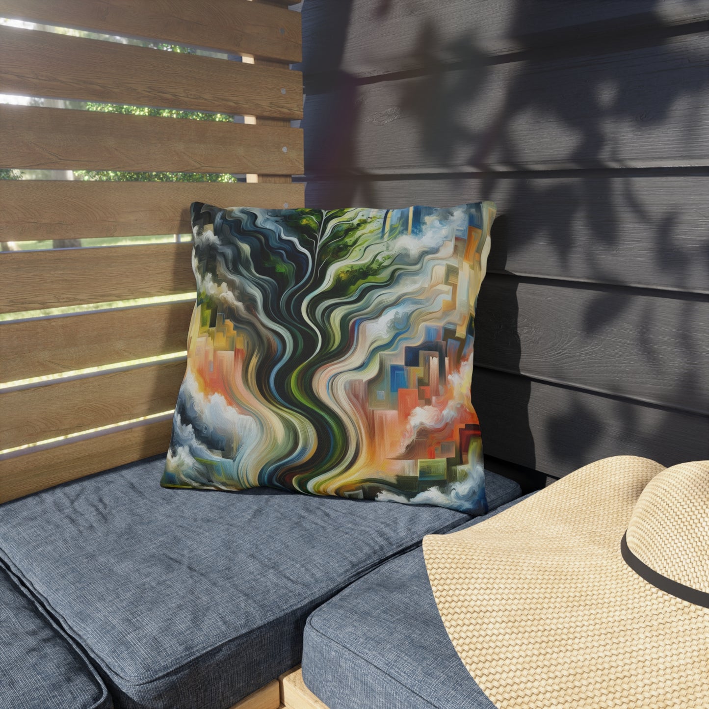 Eternal Digital Contrast Outdoor Pillows