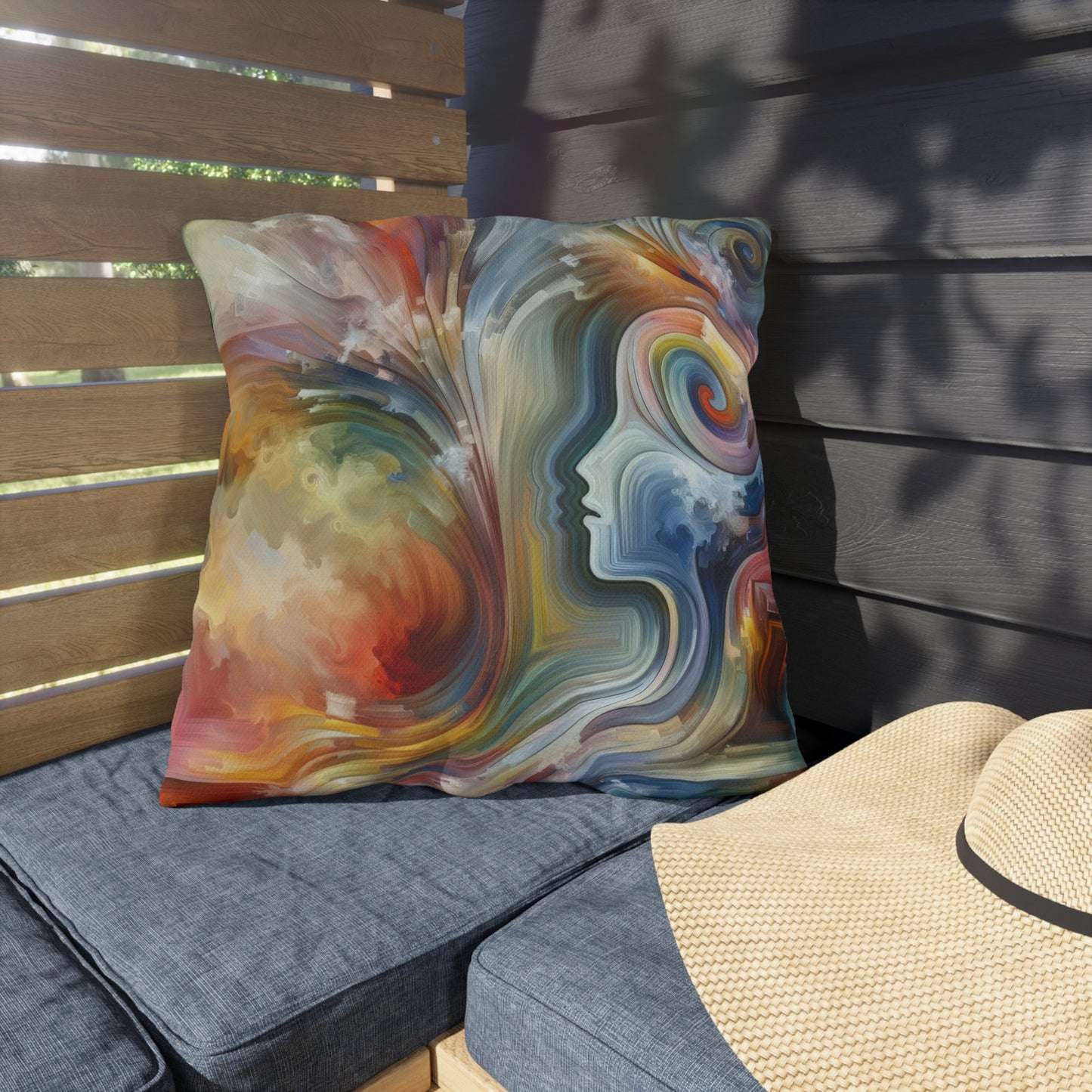 Empathy Binding Spirit Outdoor Pillows