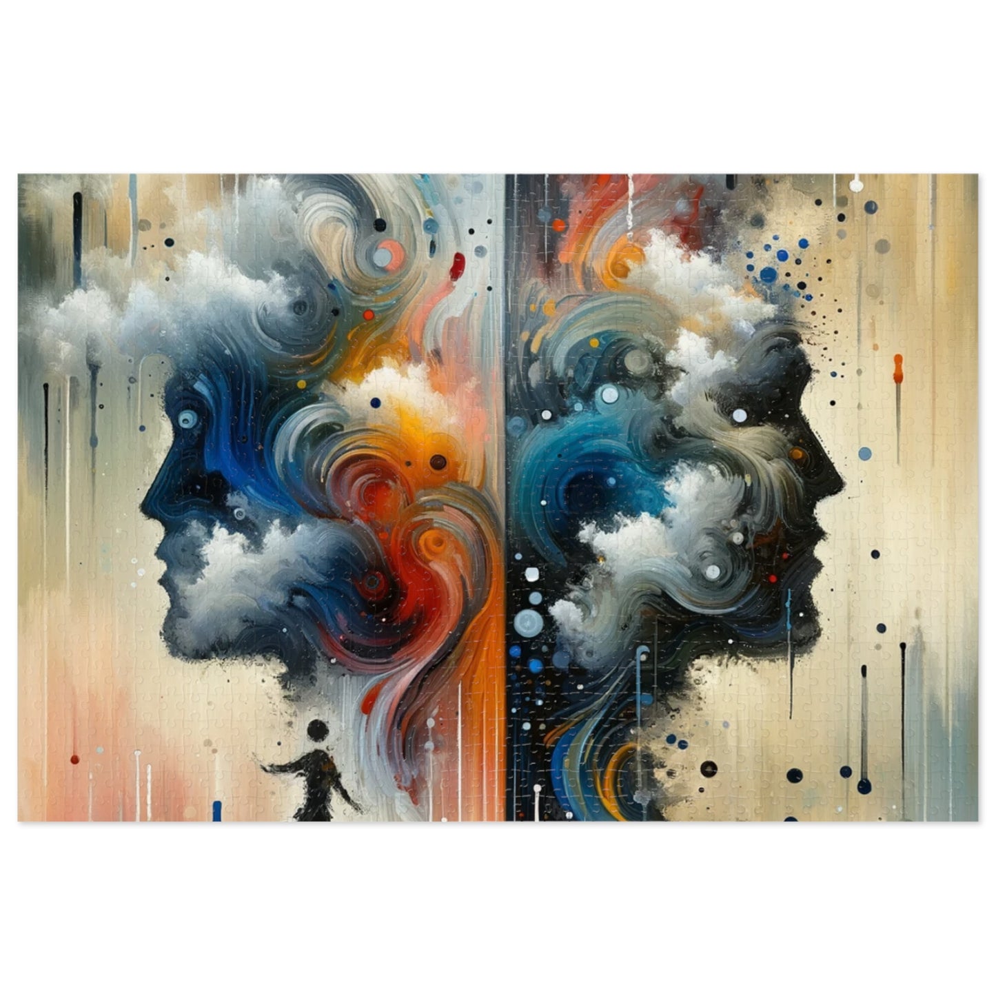 Connected Isolation Paradox Jigsaw Puzzle (30, 110, 252, 500,1000-Piece)