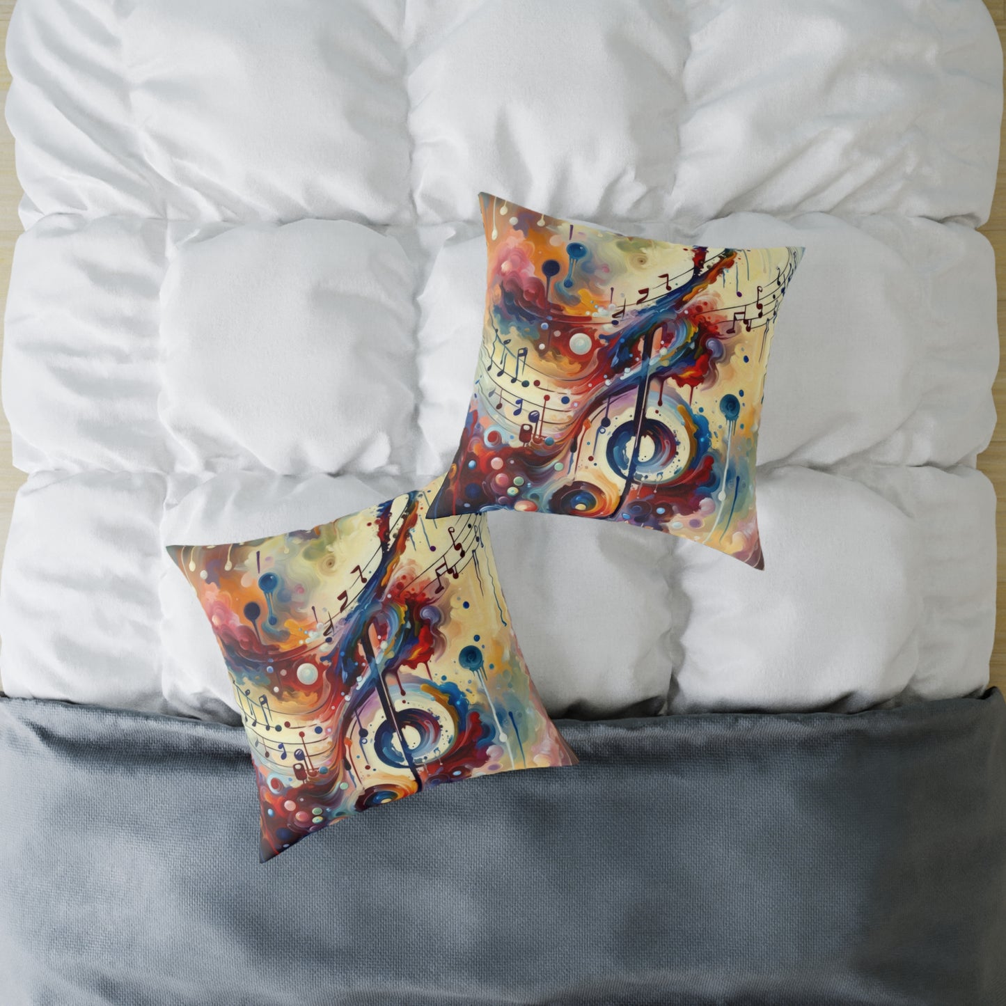 Harmonizing Melody Life Spun Polyester Pillow