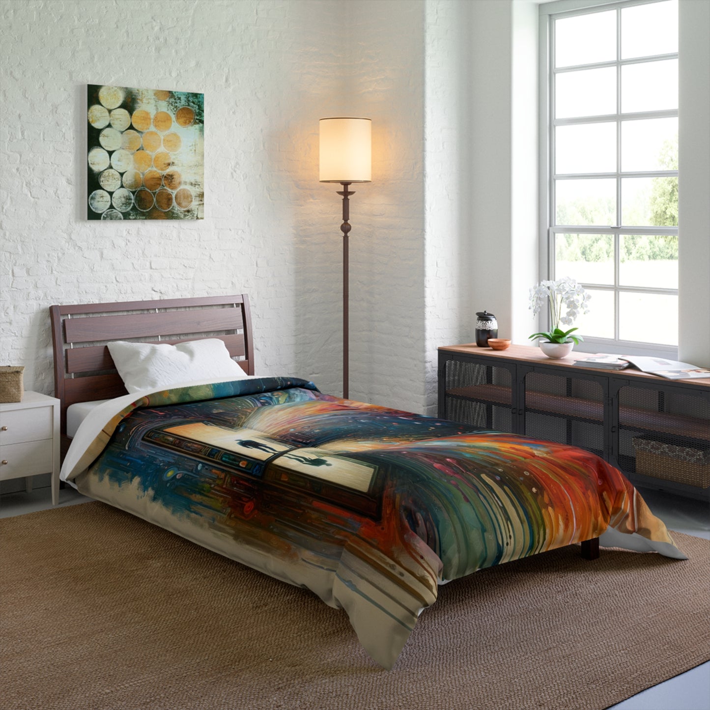 Mirror Wholeness Tachism Comforter