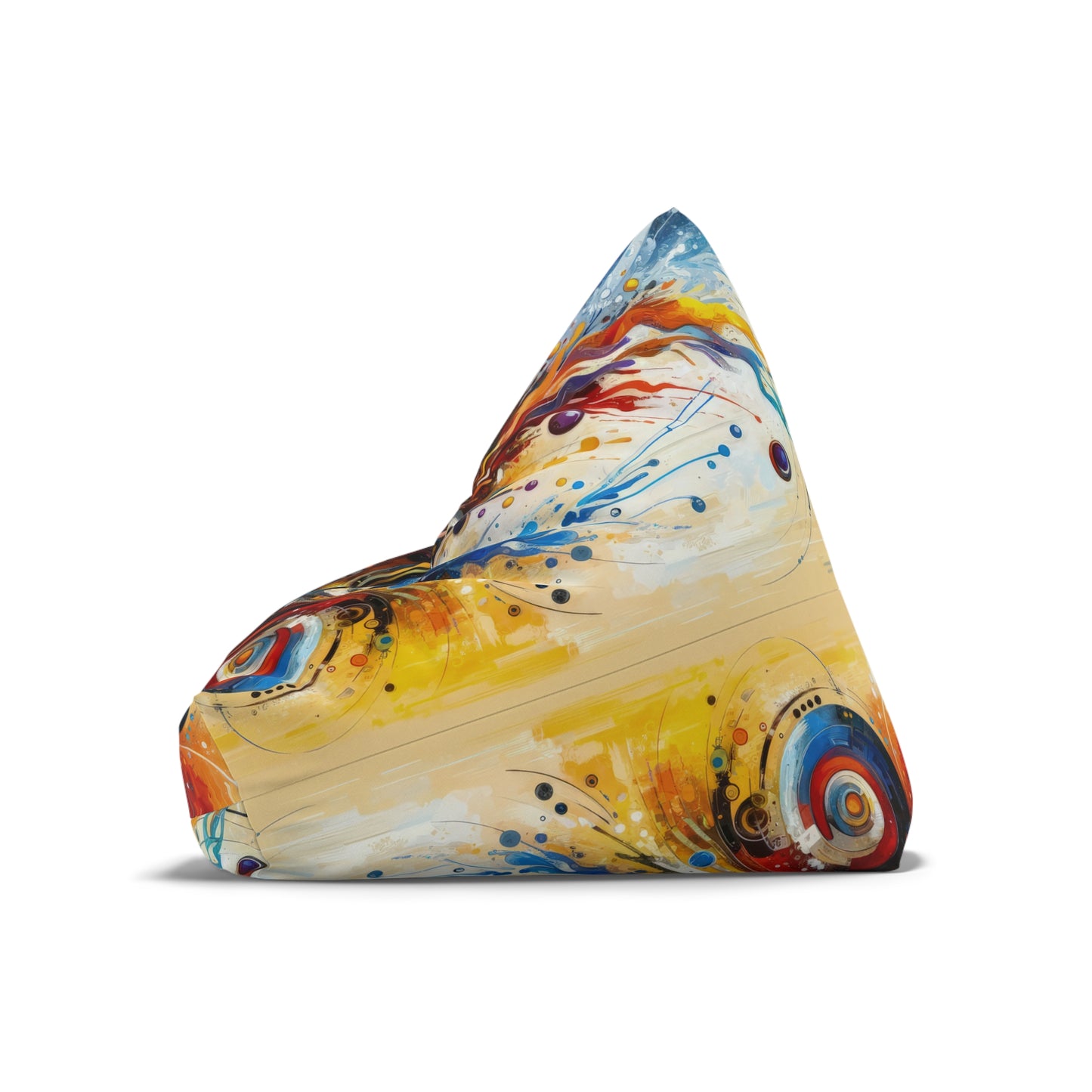 Harmonic Abstract Synergy Bean Bag Chair Cover