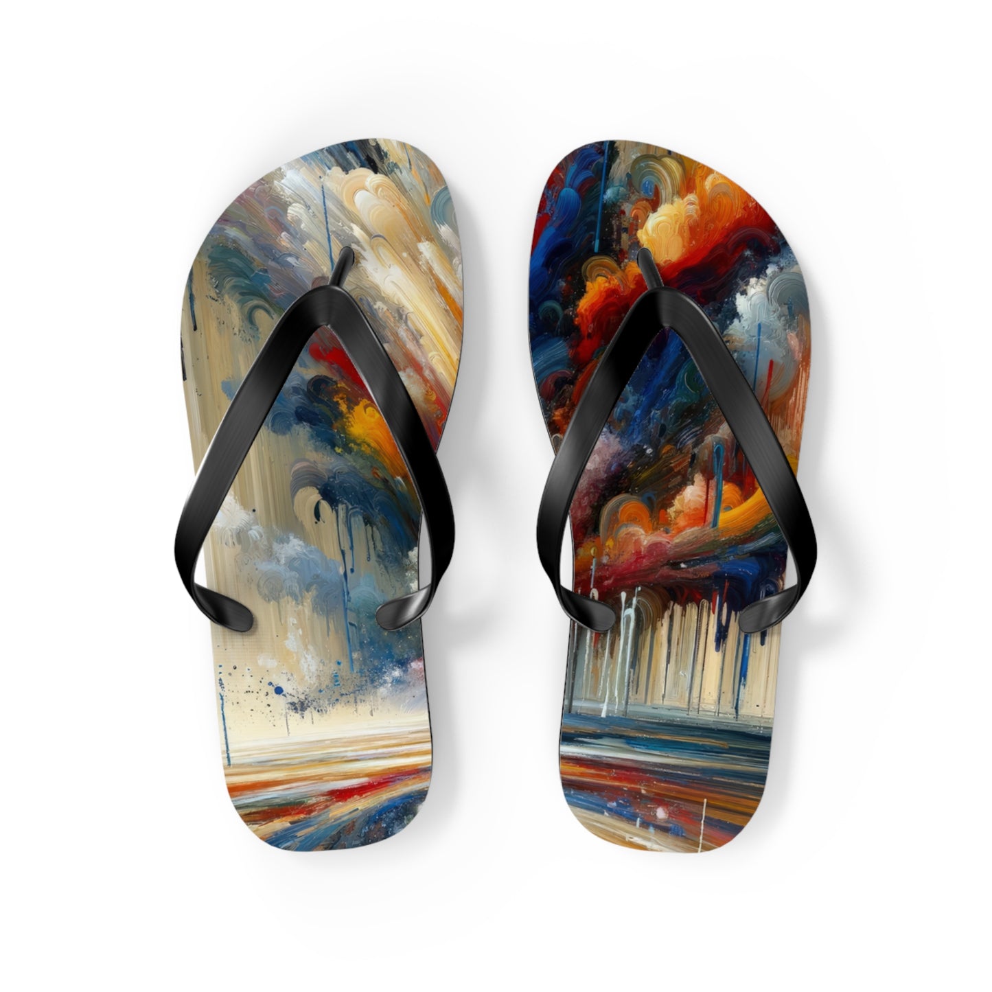 Grandiose Transformation Tachism Flip Flops