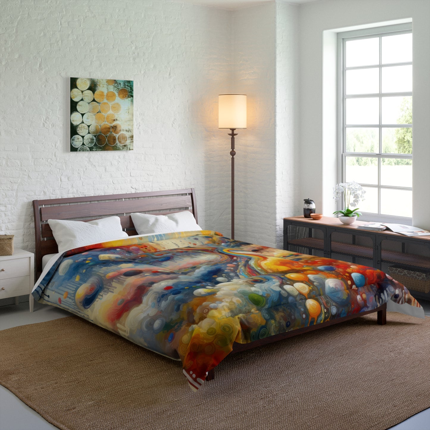 Choices Tachism Canvas Comforter