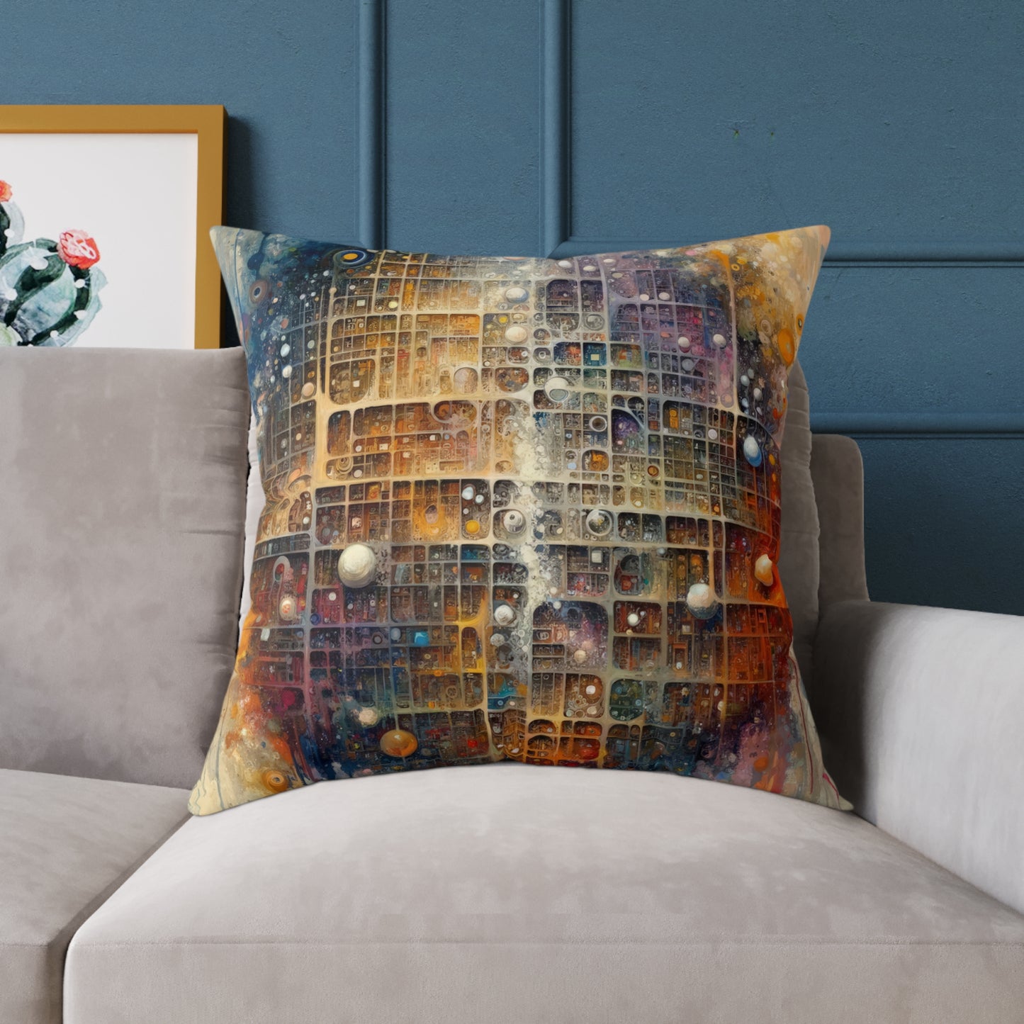 Integral Harmony Existence Spun Polyester Pillow