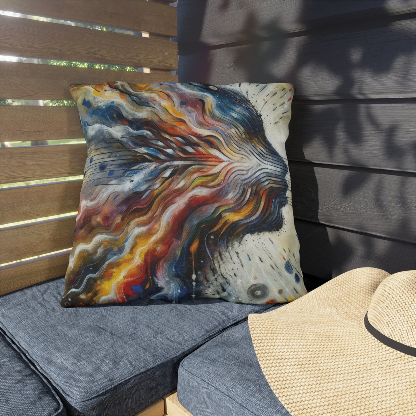 Empathetic Awakening Dynamic Outdoor Pillows