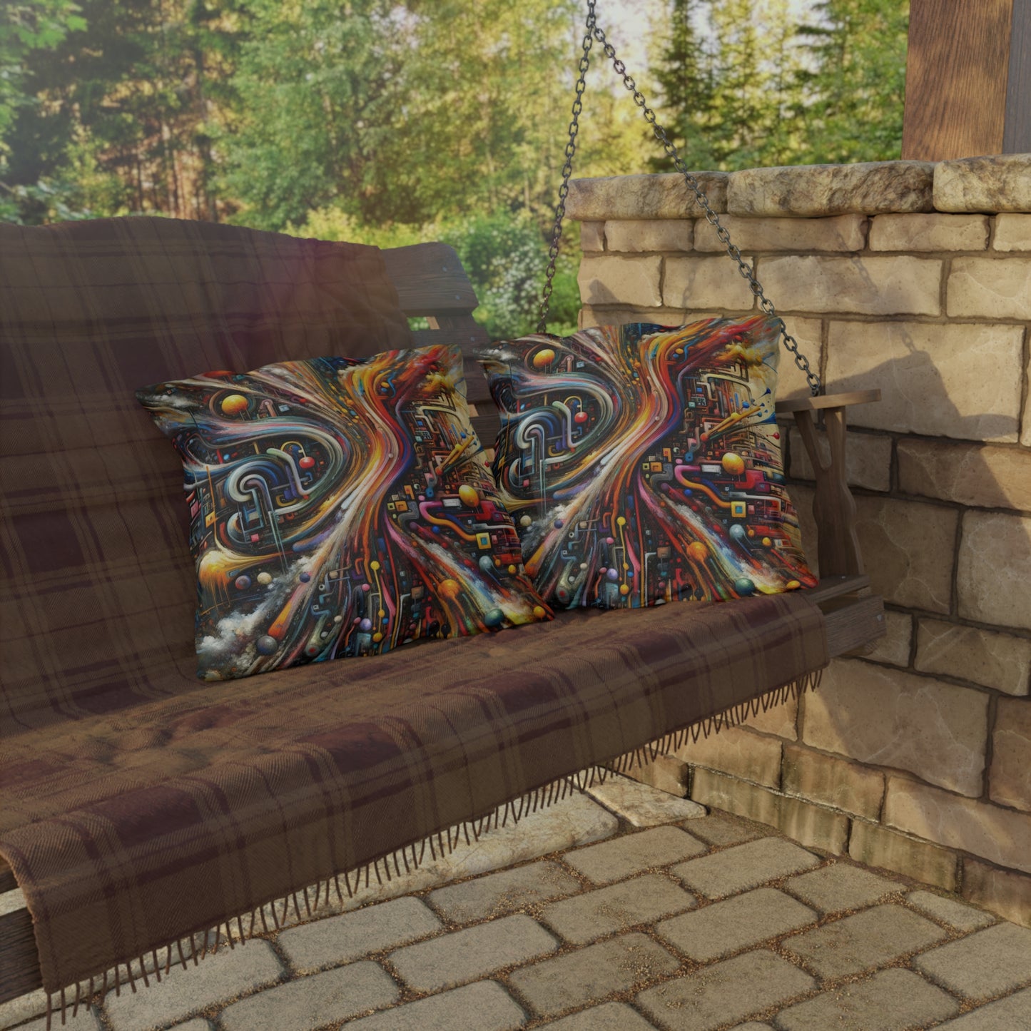 Information Bottleneck Cascade Outdoor Pillows