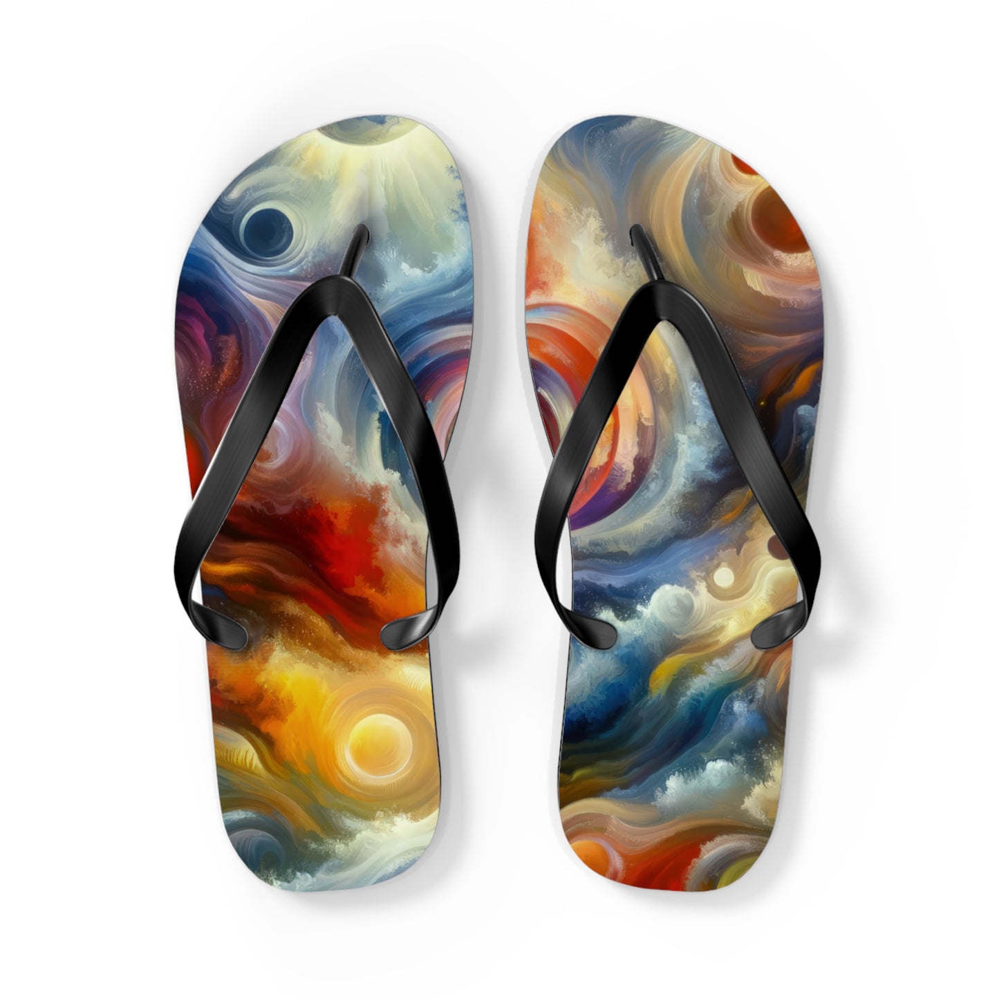 Unified Heart Journey Flip Flops